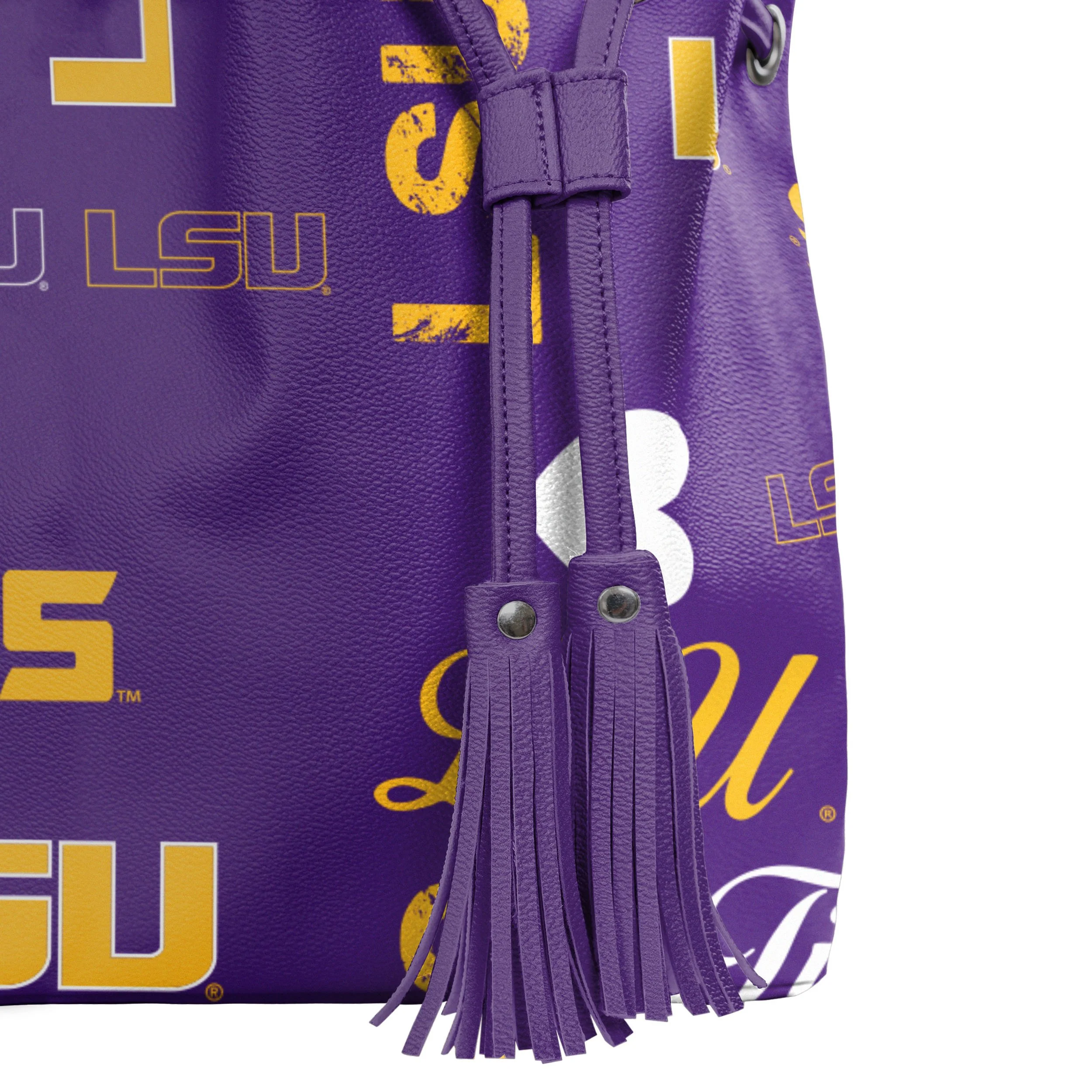 LSU Tigers NCAA Logo Love Cinch Purse - Image 4