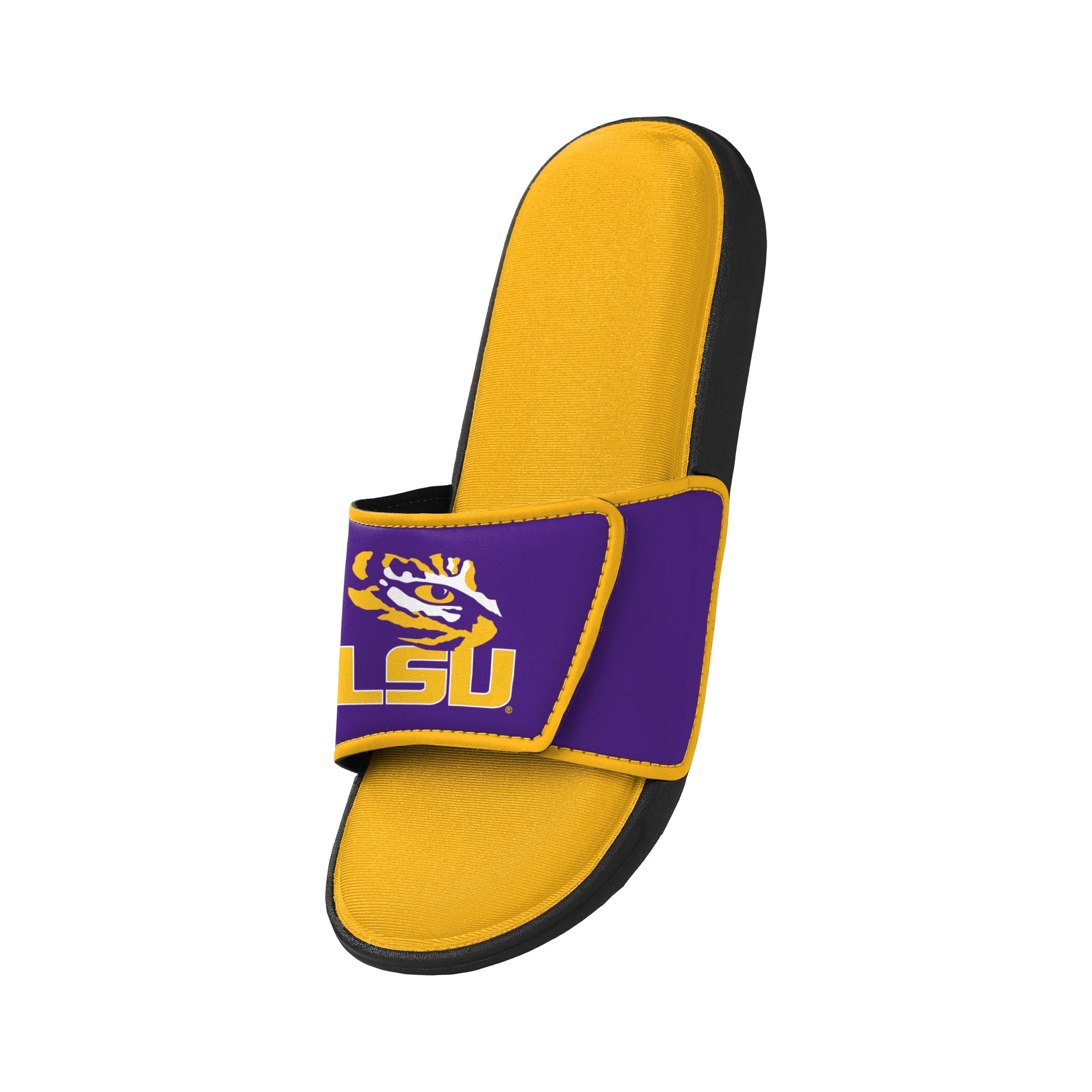 LSU Tigers NCAA Mens Foam Sport Slide Sandals - Image 3