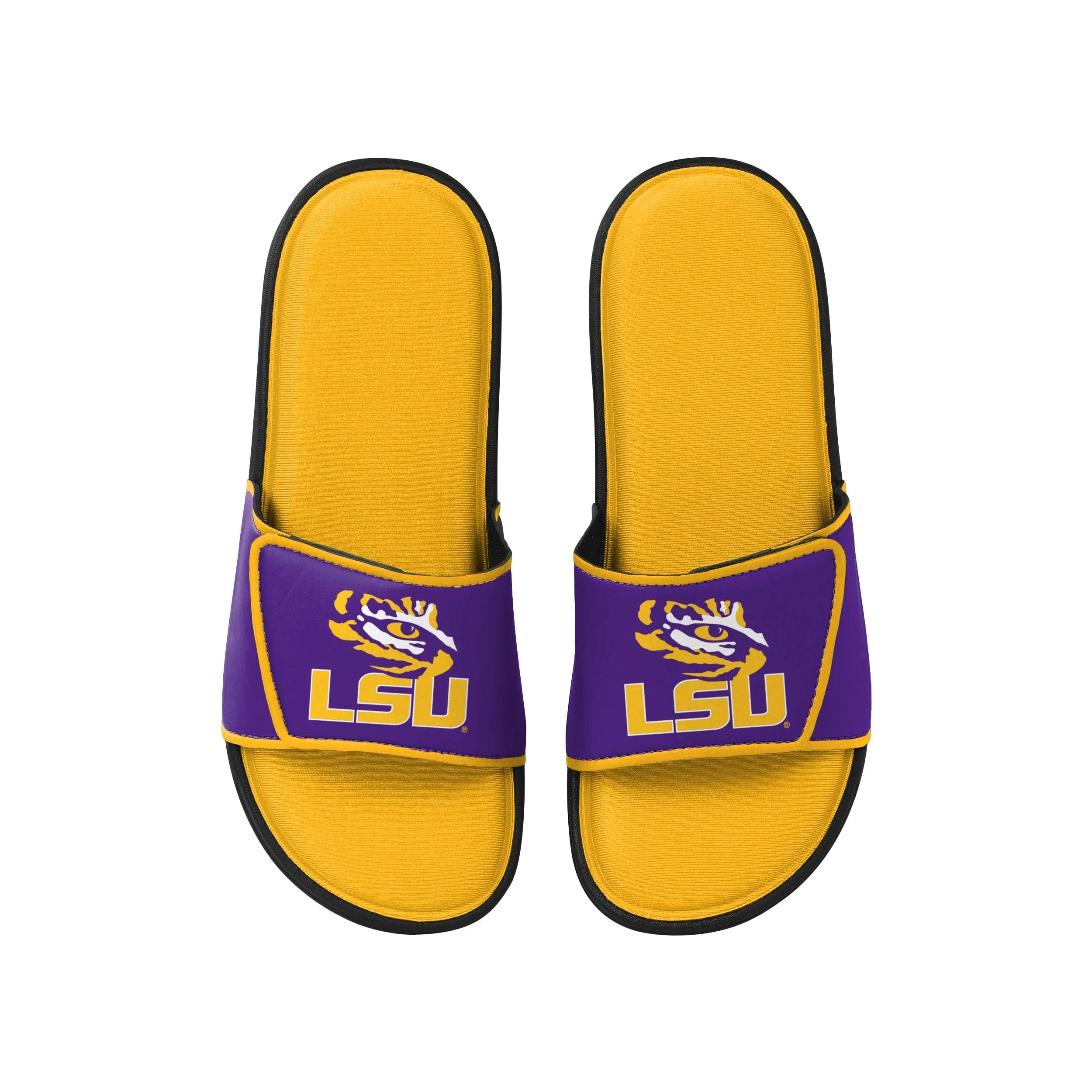 LSU Tigers NCAA Mens Foam Sport Slide Sandals - Image 4