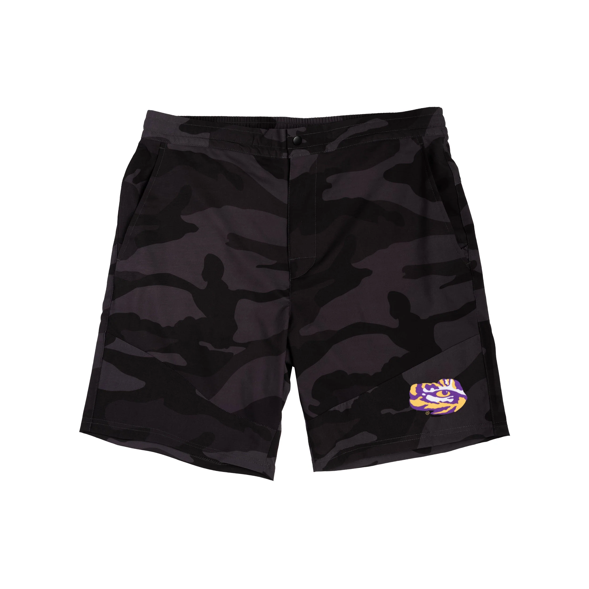 LSU Tigers NCAA Mens Nightcap Camo Walking Shorts - Image 4