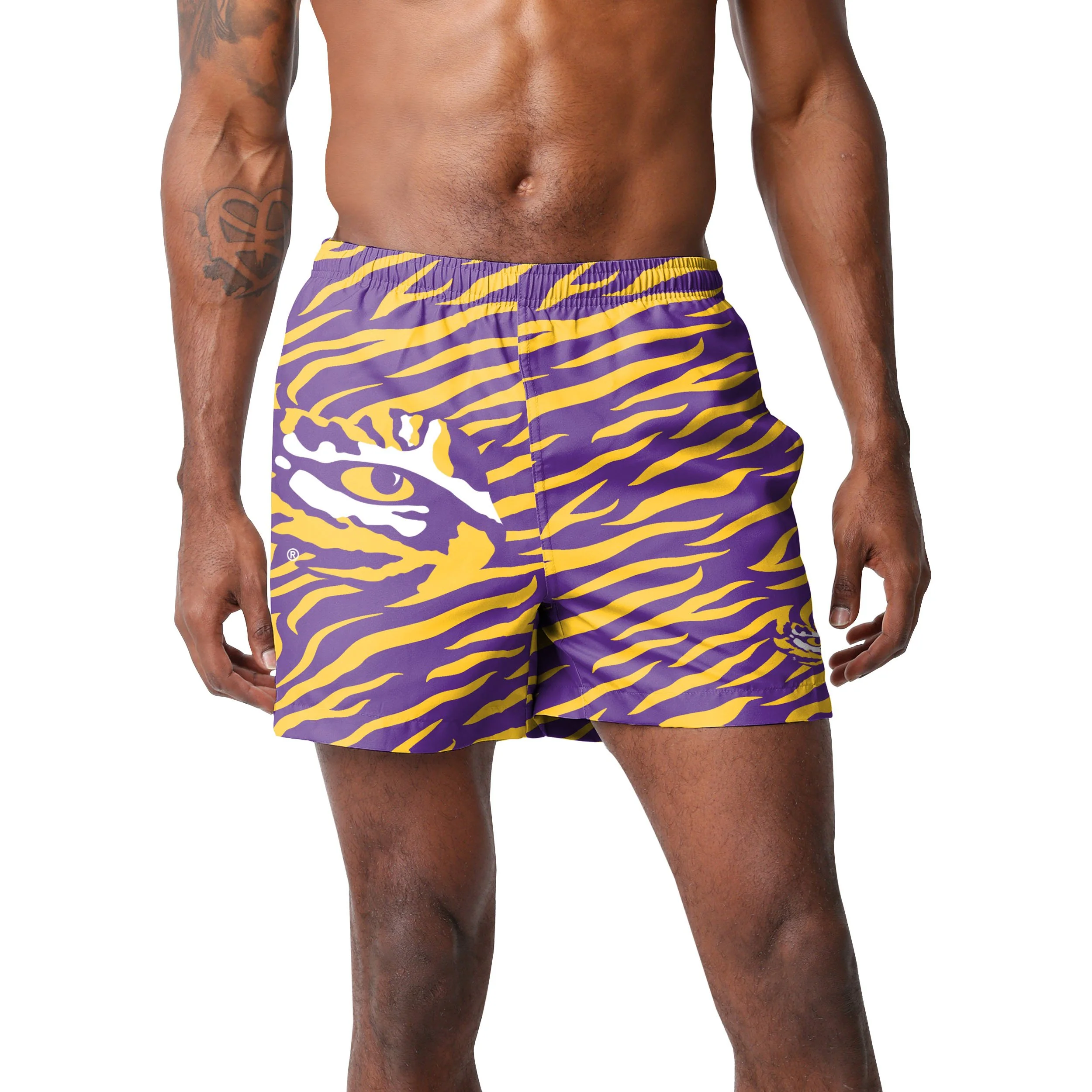 LSU Tigers NCAA Mens Thematic Woven Shorts - Image 2