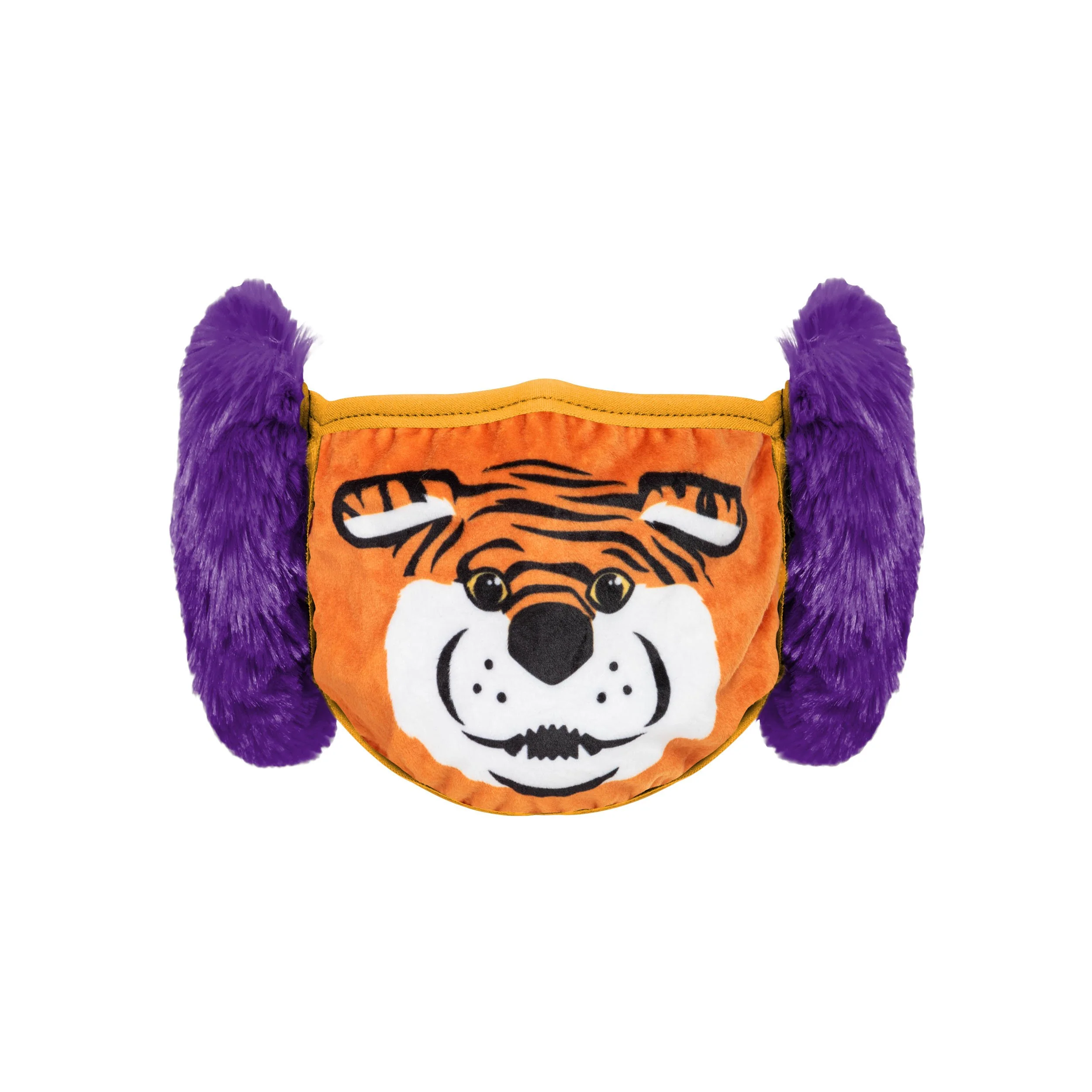 LSU Tigers NCAA Mike The Tiger Mascot Earmuff Face Cover
