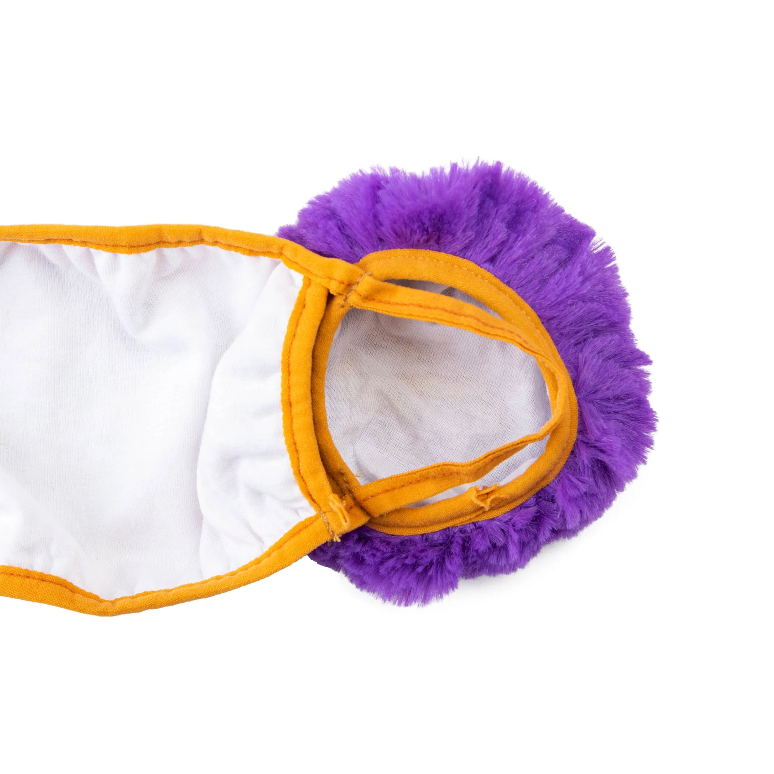 LSU Tigers NCAA Mike The Tiger Mascot Earmuff Face Cover - Image 5