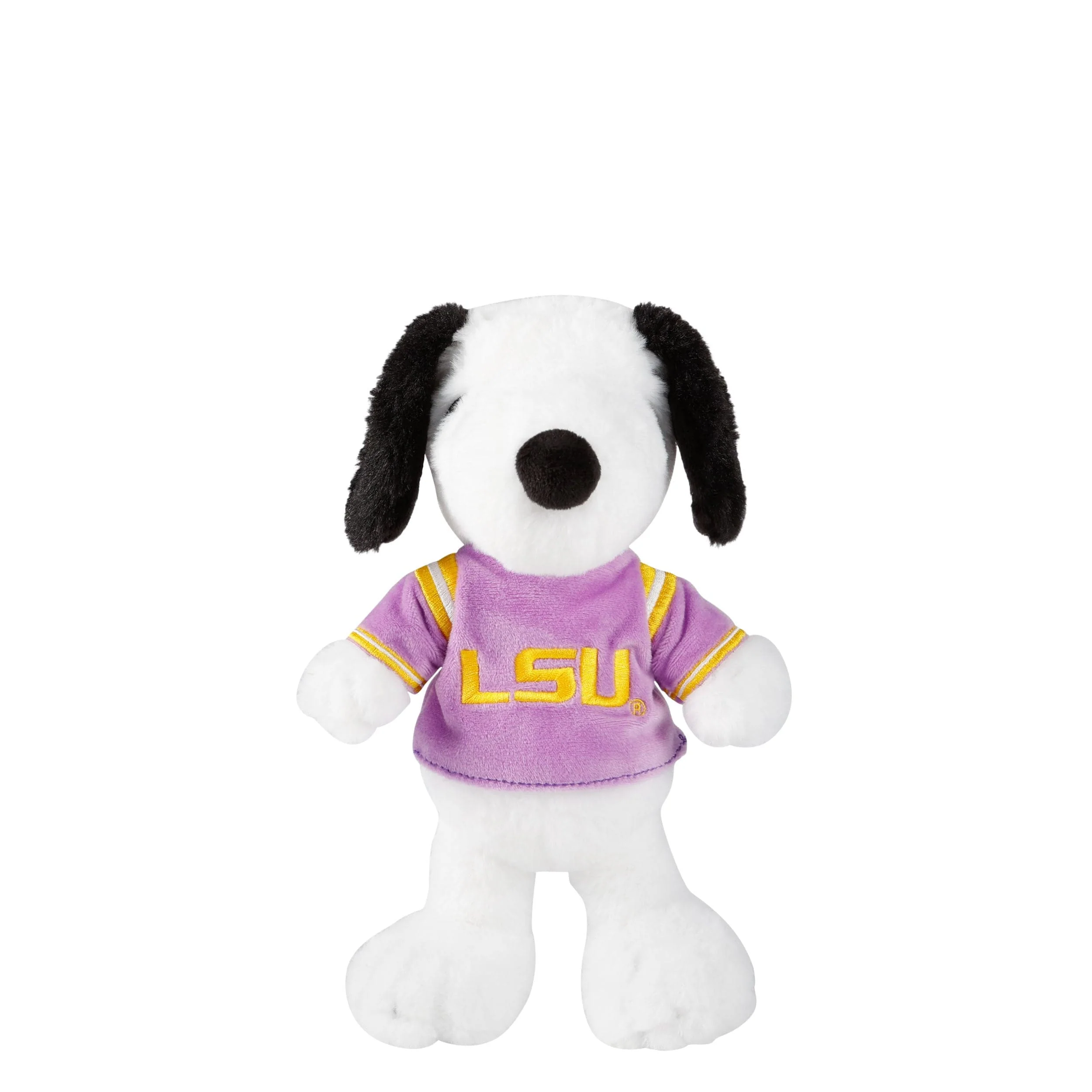 LSU Tigers NCAA Snoopy Peanuts Team Jersey Plush