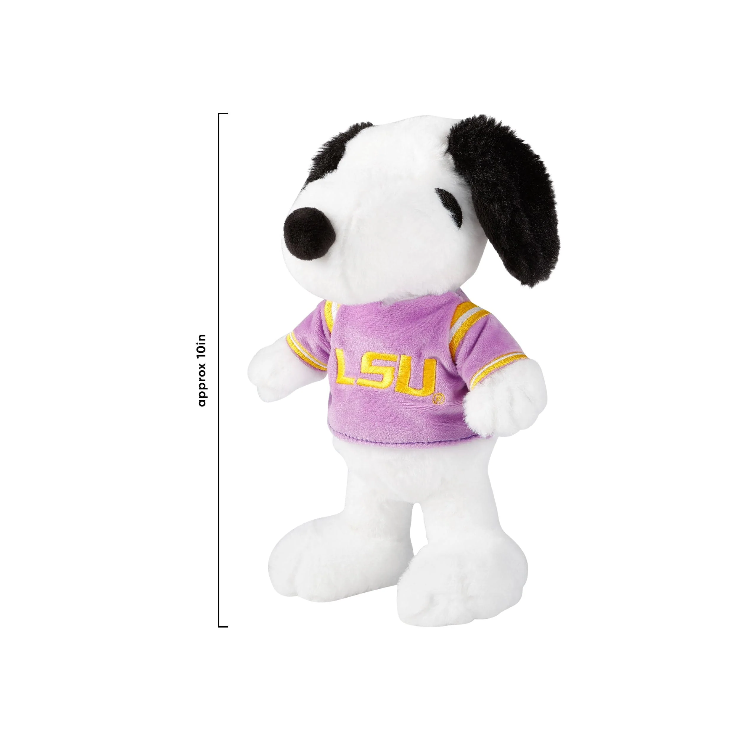 LSU Tigers NCAA Snoopy Peanuts Team Jersey Plush - Image 2