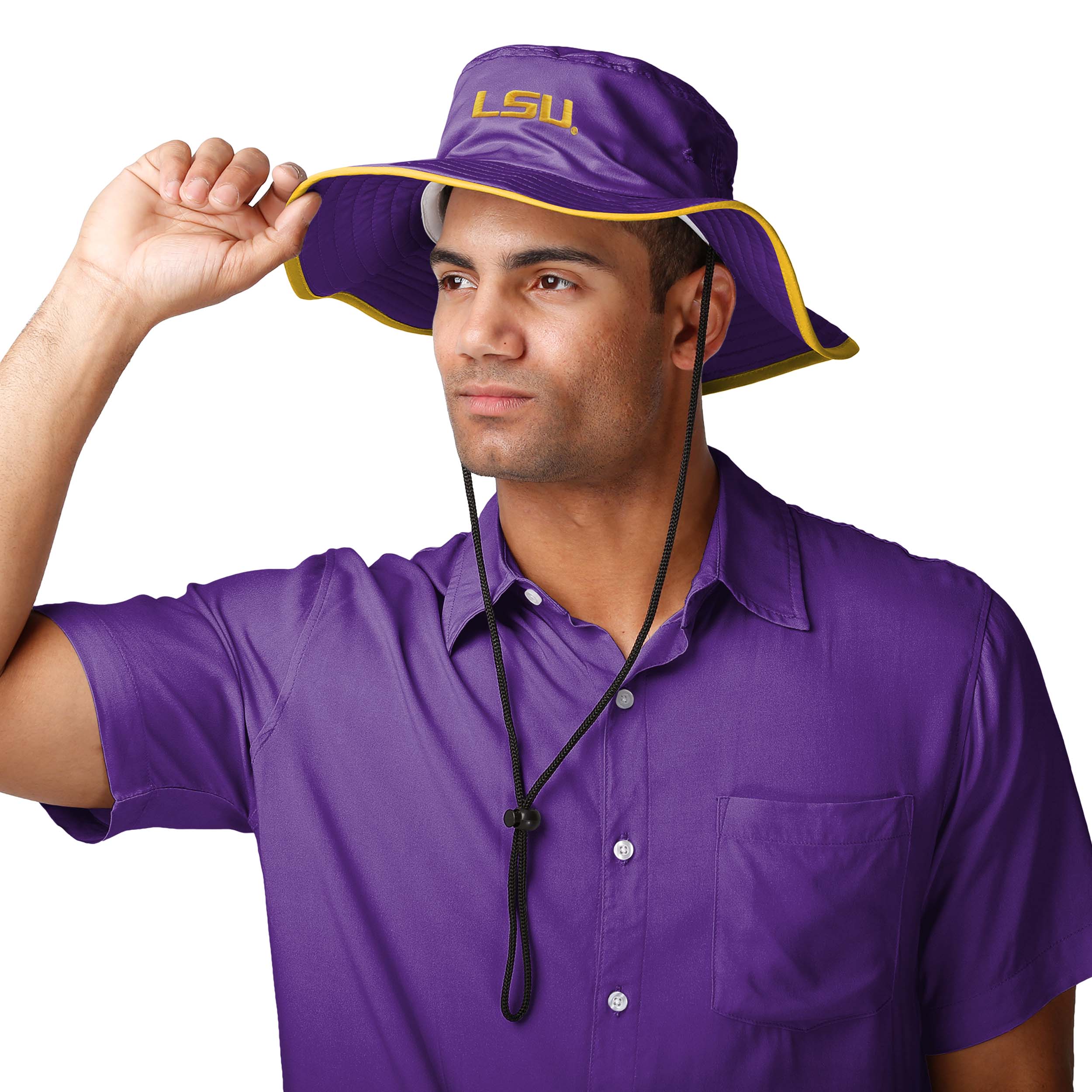 LSU Tigers NCAA Solid Boonie Hat - Image 2