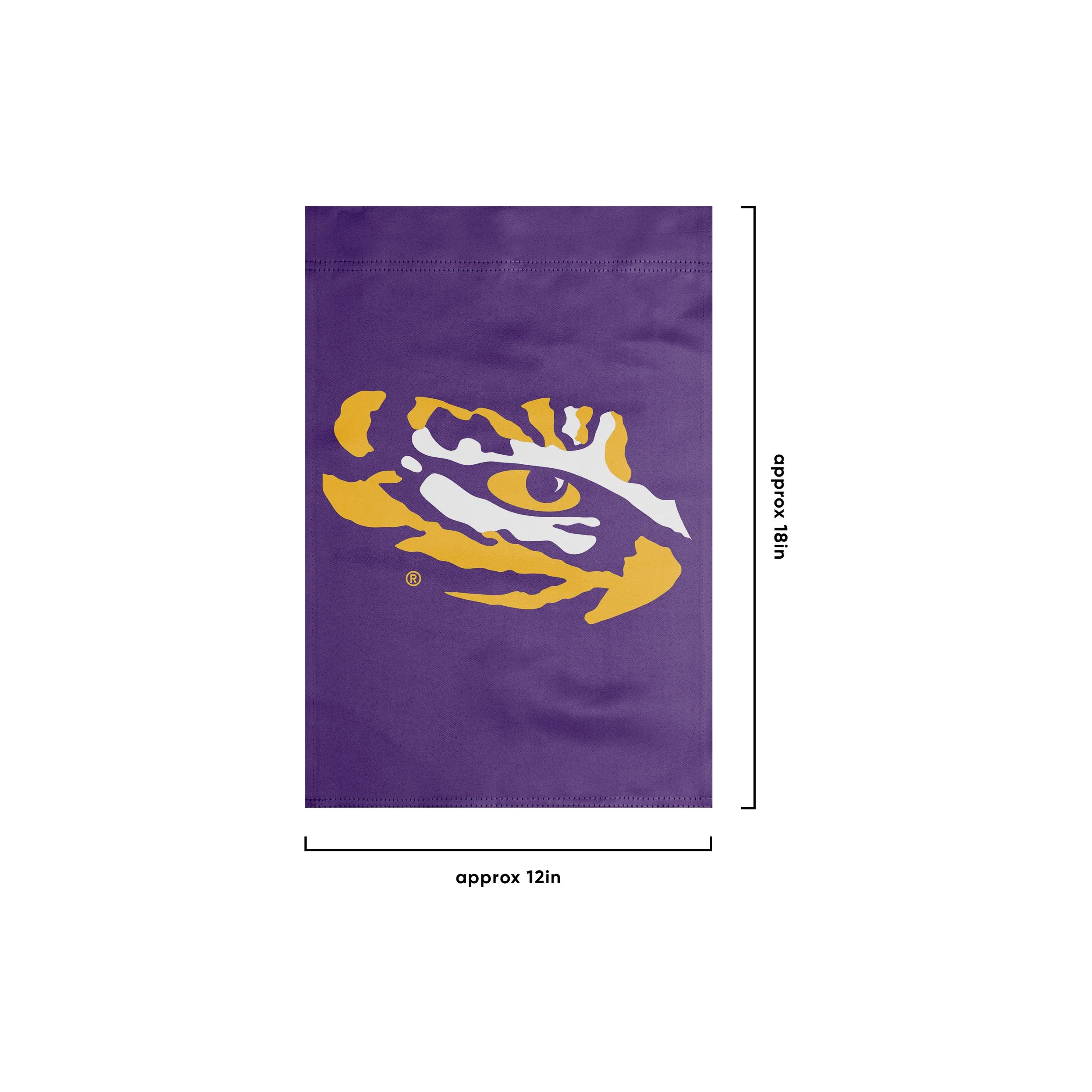 LSU Tigers NCAA Solid Garden Flag - Image 3