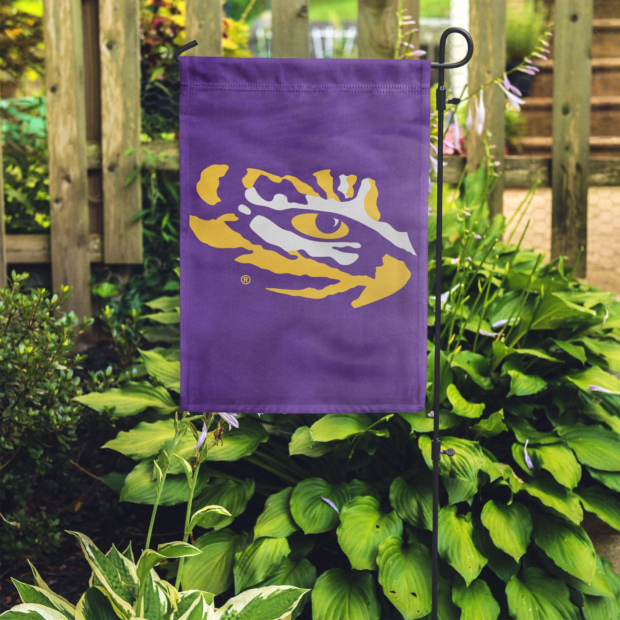 LSU Tigers NCAA Solid Garden Flag - Image 4