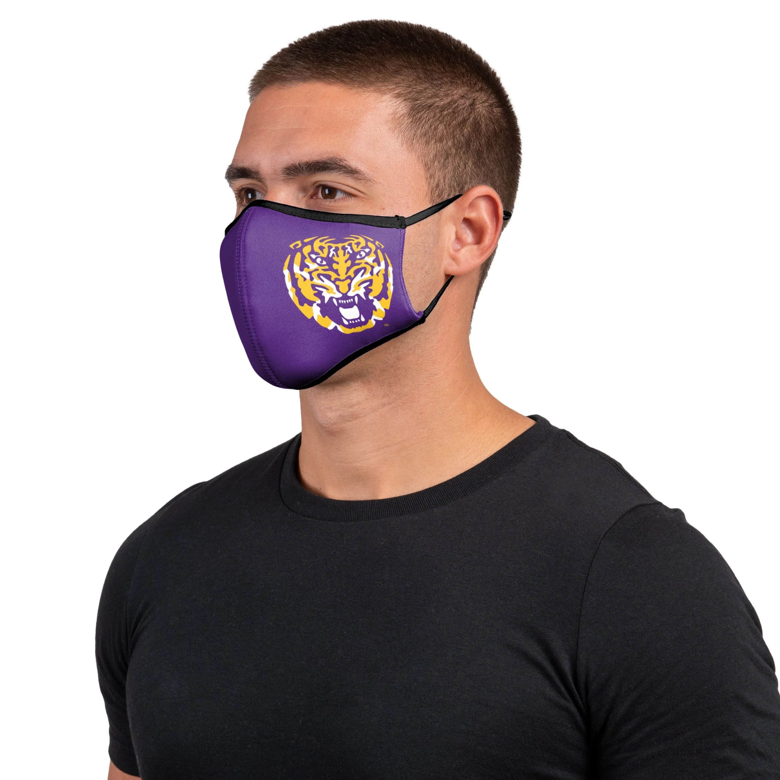 LSU Tigers NCAA Sport 3 Pack Face Cover - Image 2