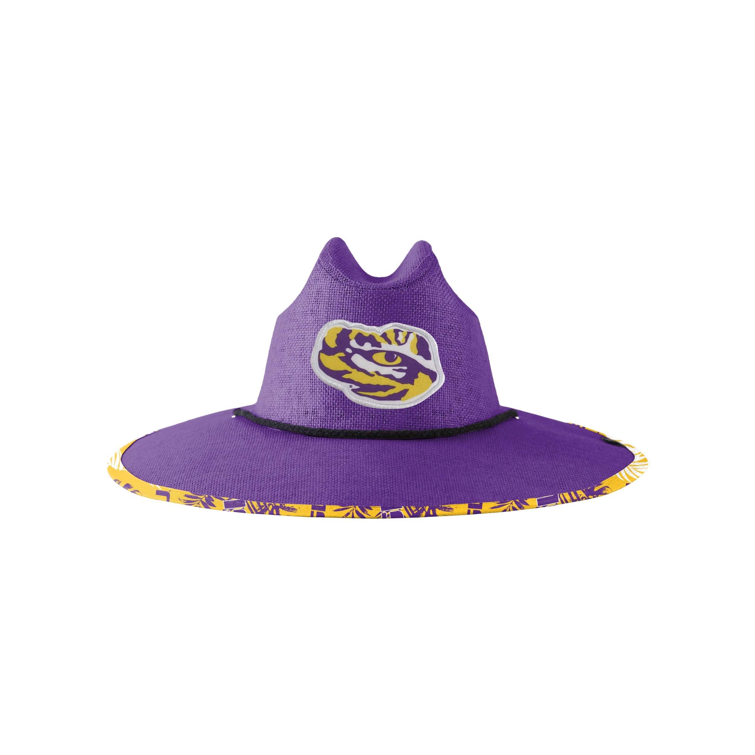 LSU Tigers NCAA Team Color Straw Hat