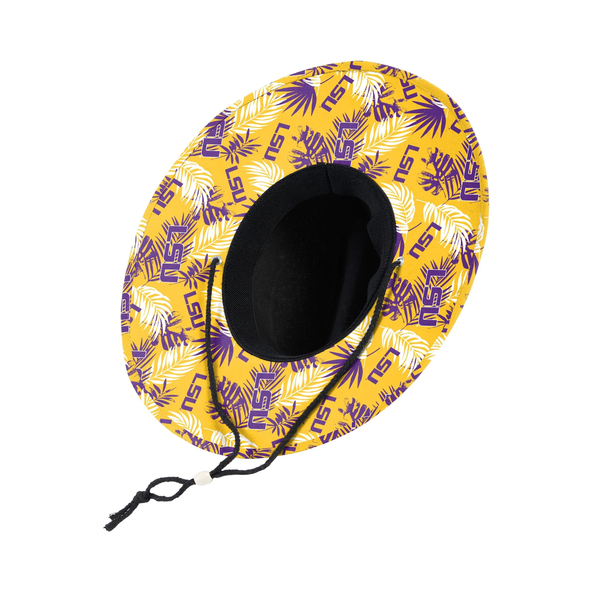 LSU Tigers NCAA Team Color Straw Hat - Image 2