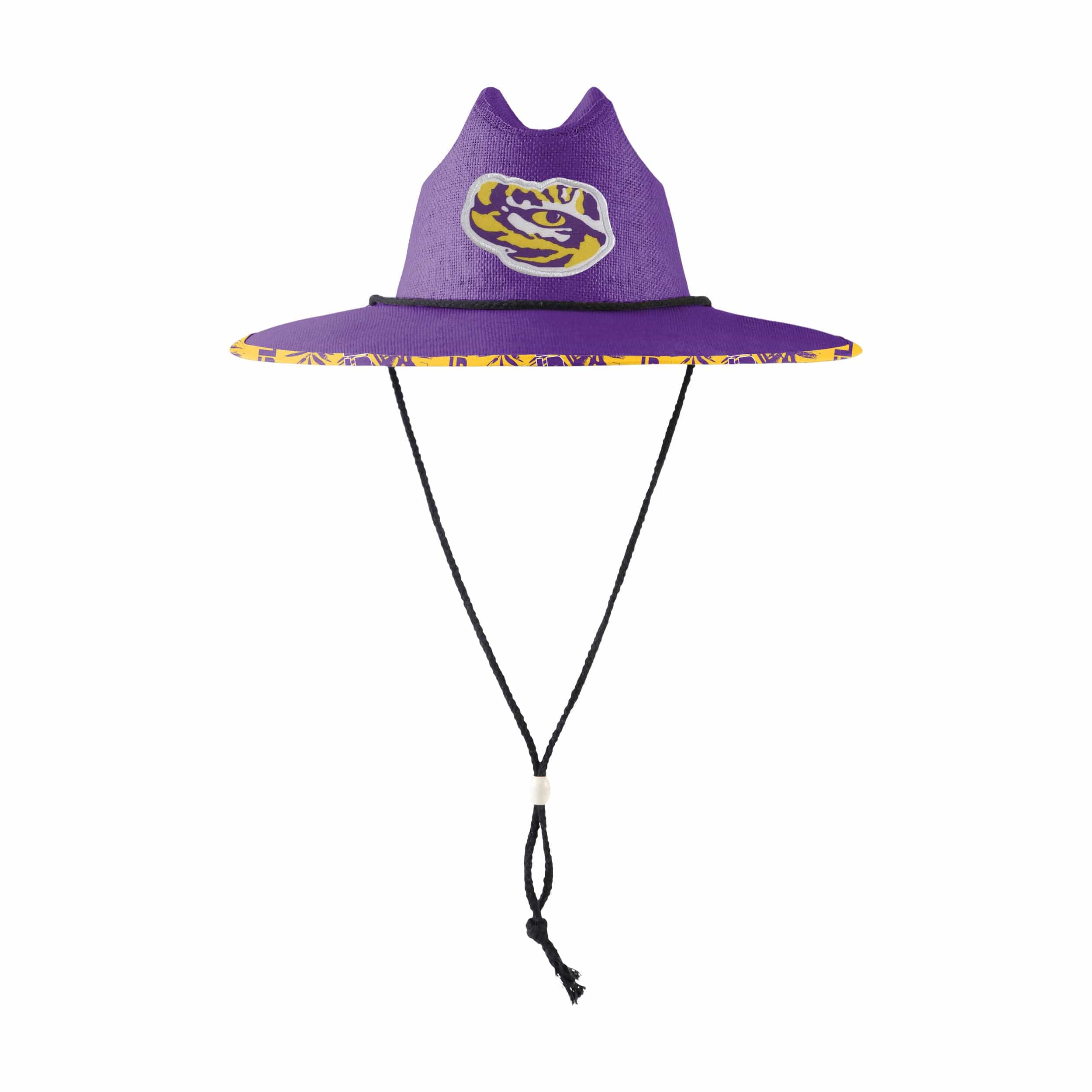 LSU Tigers NCAA Team Color Straw Hat - Image 6
