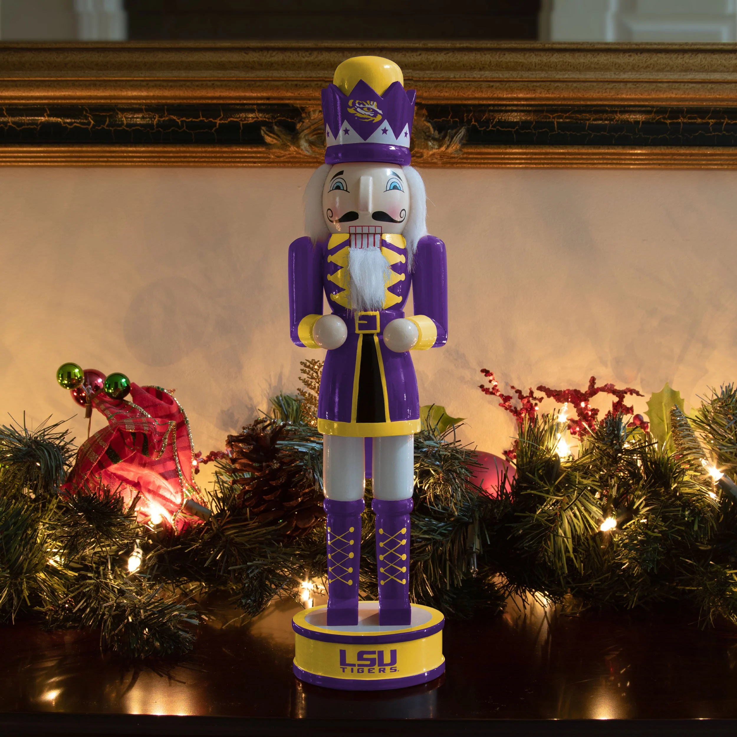 LSU Tigers Team Spirit Nutcracker - Image 3