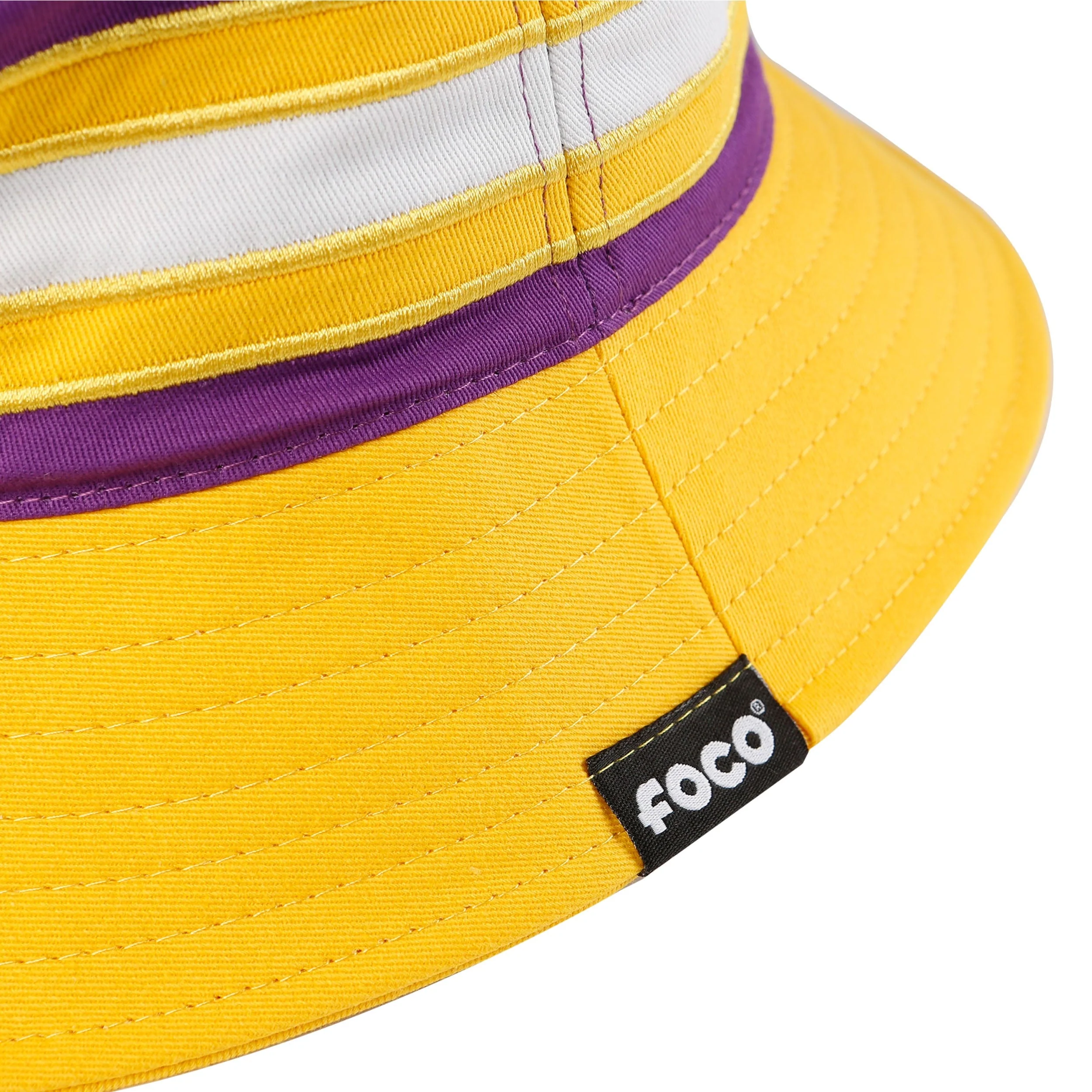 LSU Tigers NCAA Team Stripe Bucket Hat - Image 4