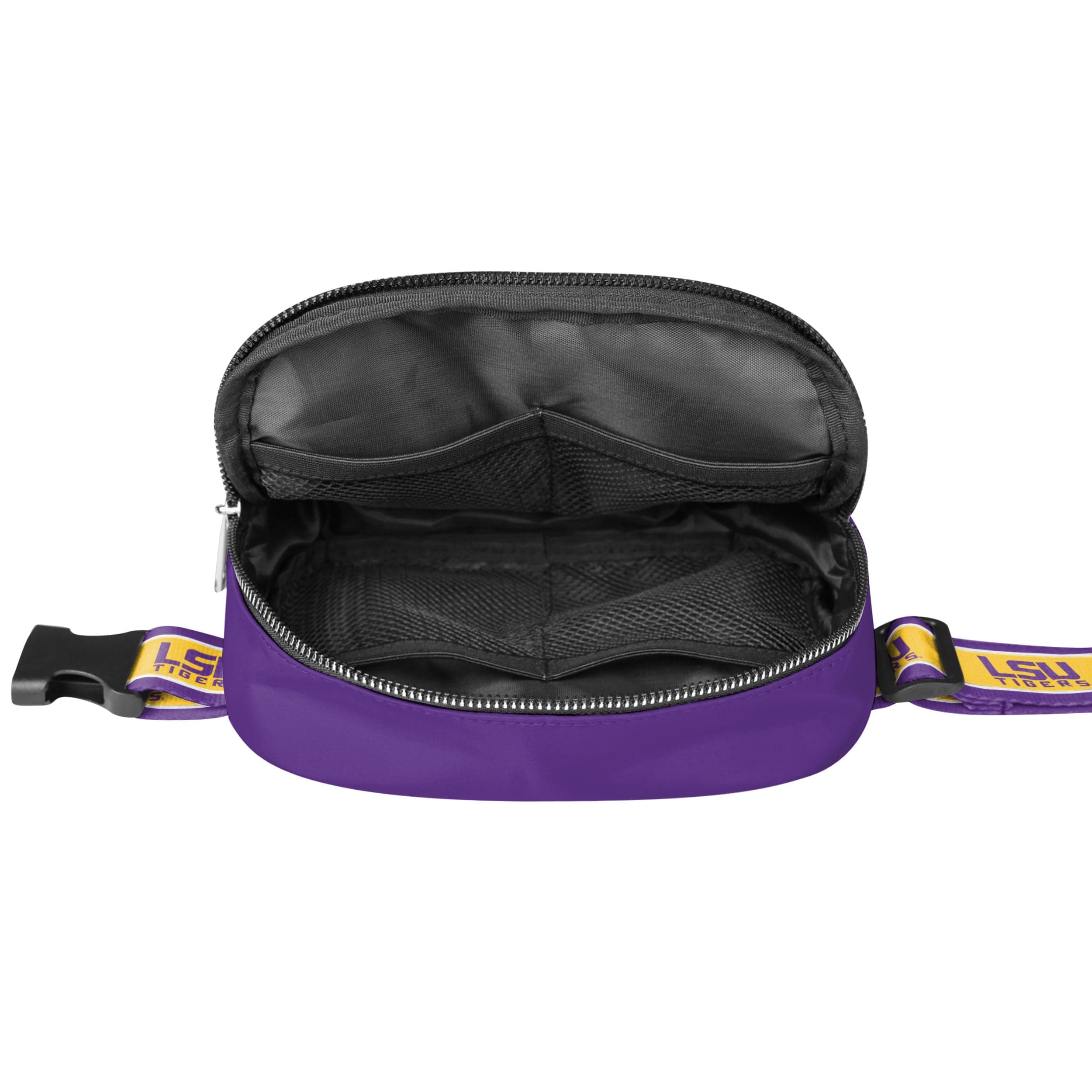 LSU Tigers NCAA Team Wordmark Crossbody Belt Bag - Image 5