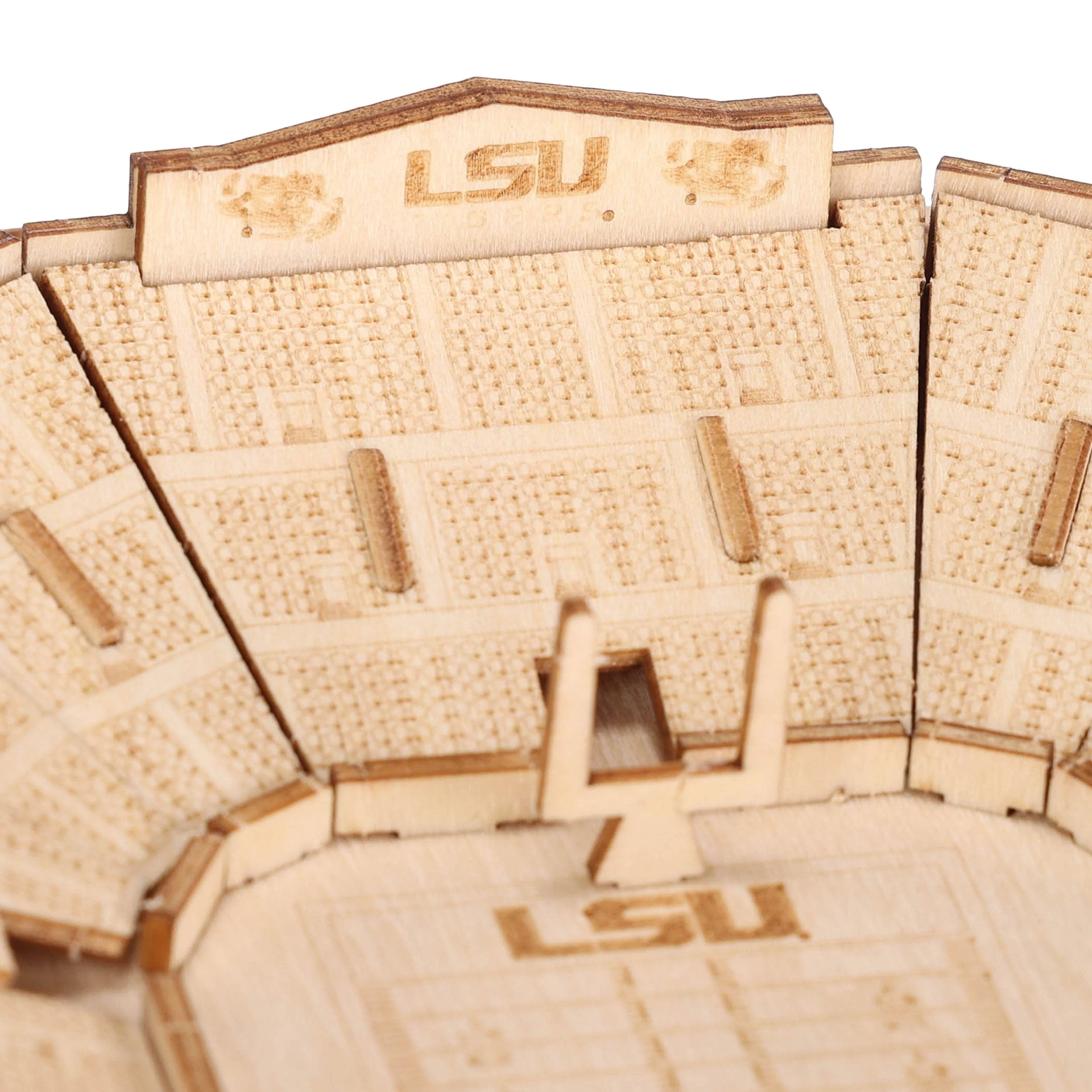 LSU Tigers NCAA Tiger Stadium Wood PZLZ Stadium - Image 4
