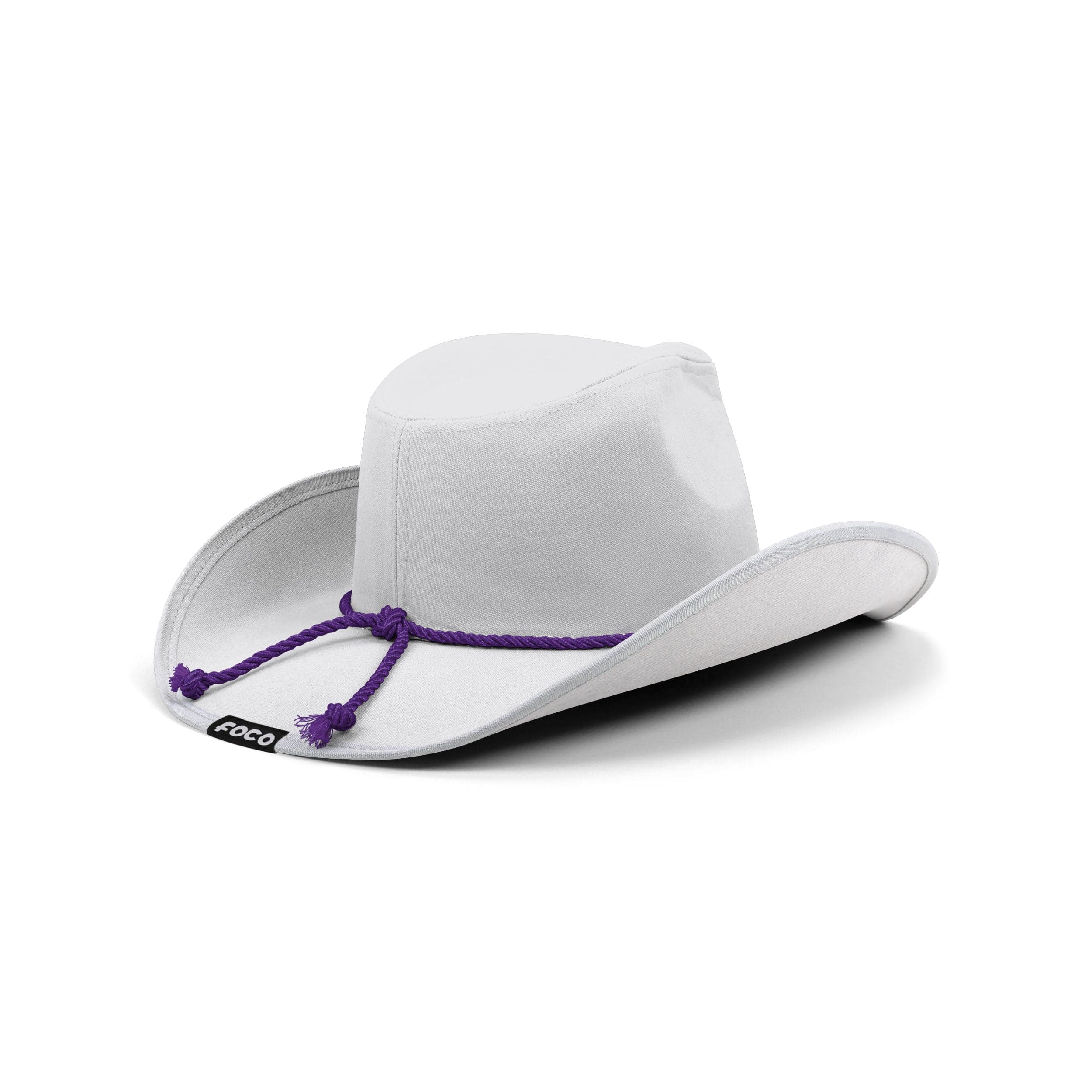 LSU Tigers NCAA White Rhinestone Logo Cowboy Hat - Image 5
