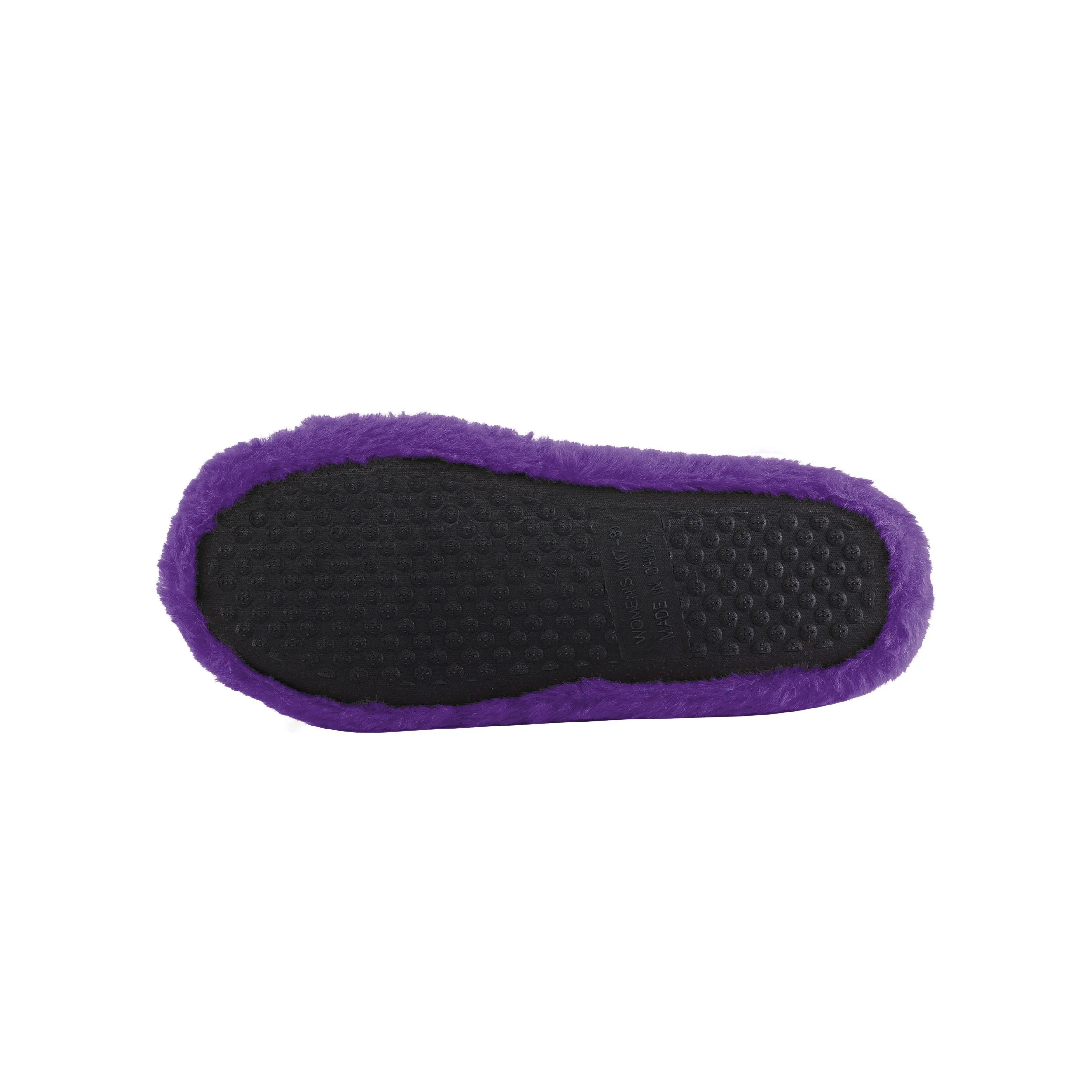 LSU Tigers NCAA Womens Heel Strap Wordmark Fur Slide - Image 5