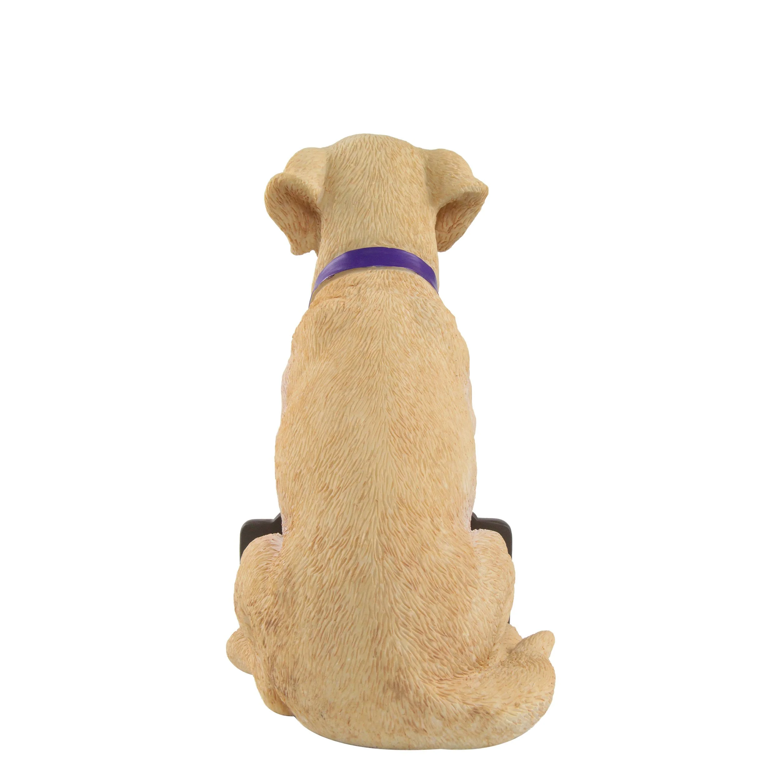 LSU Tigers NCAA Yellow Labrador Statue - Image 3