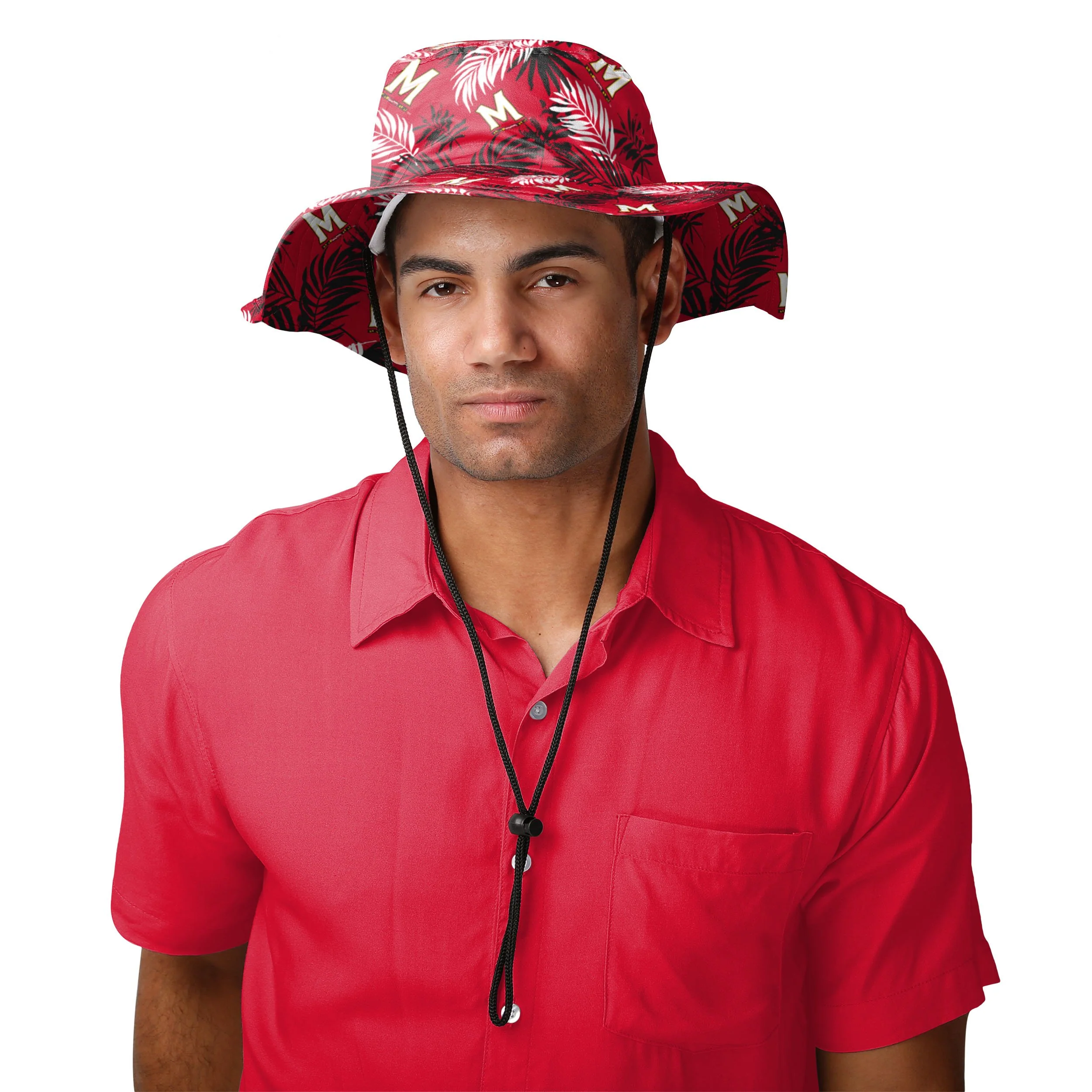 Maryland Terrapins NCAA Floral Boonie Hat - Image 2