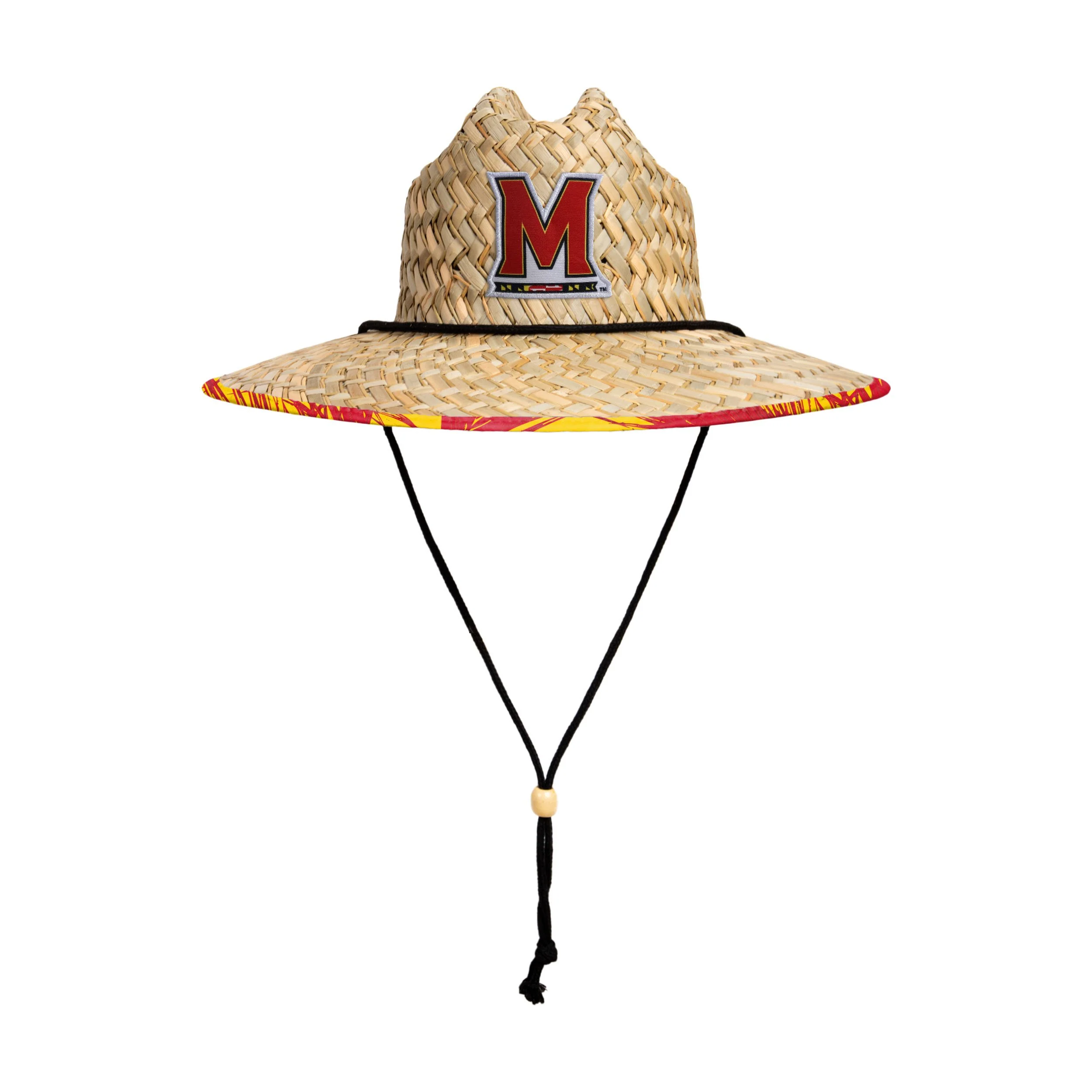Maryland Terrapins NCAA Floral Straw Hat - Image 3