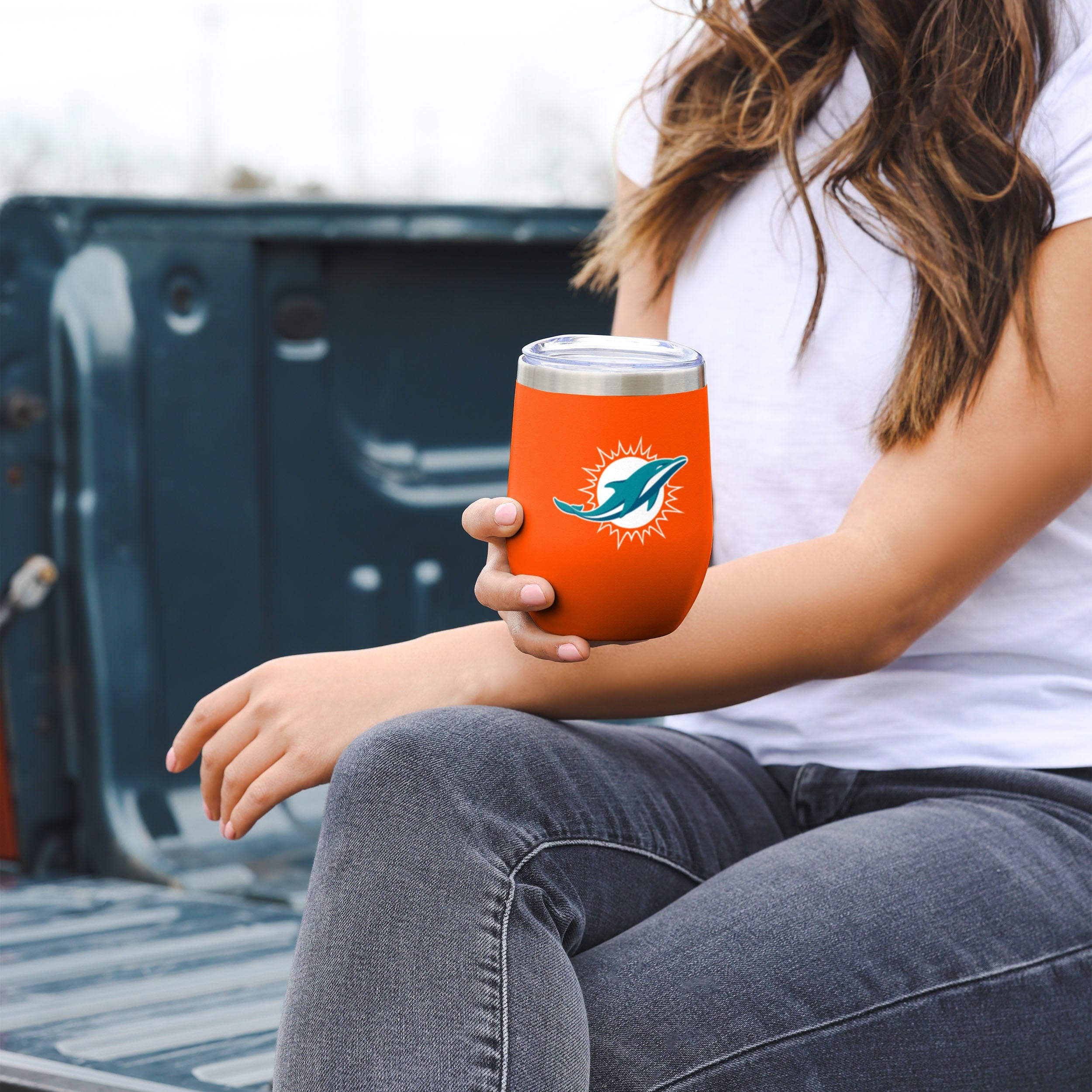 Miami Dolphins NFL 12 oz Mini Tumbler - Image 4