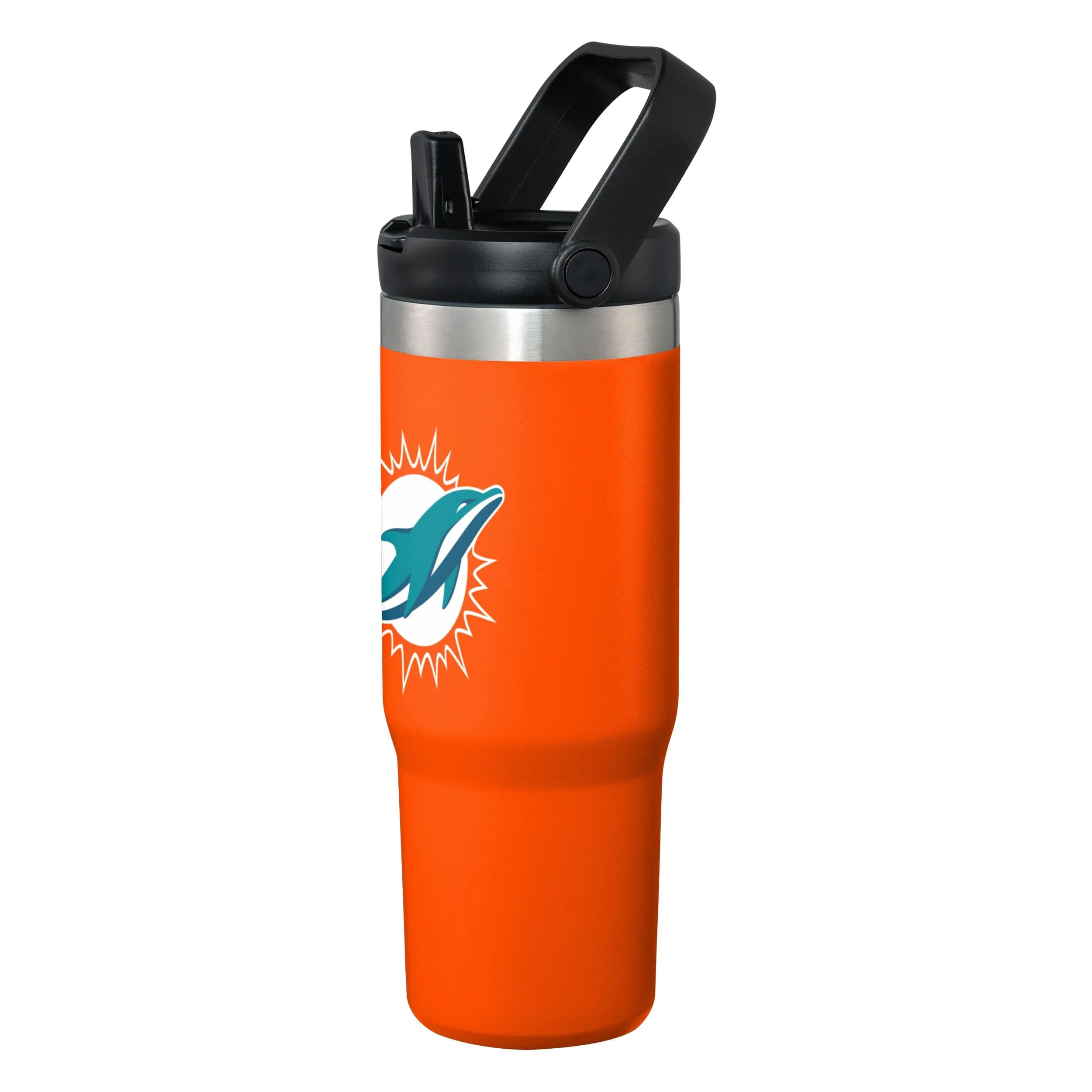 Miami Dolphins NFL 30 oz Straw Tumbler - Image 2