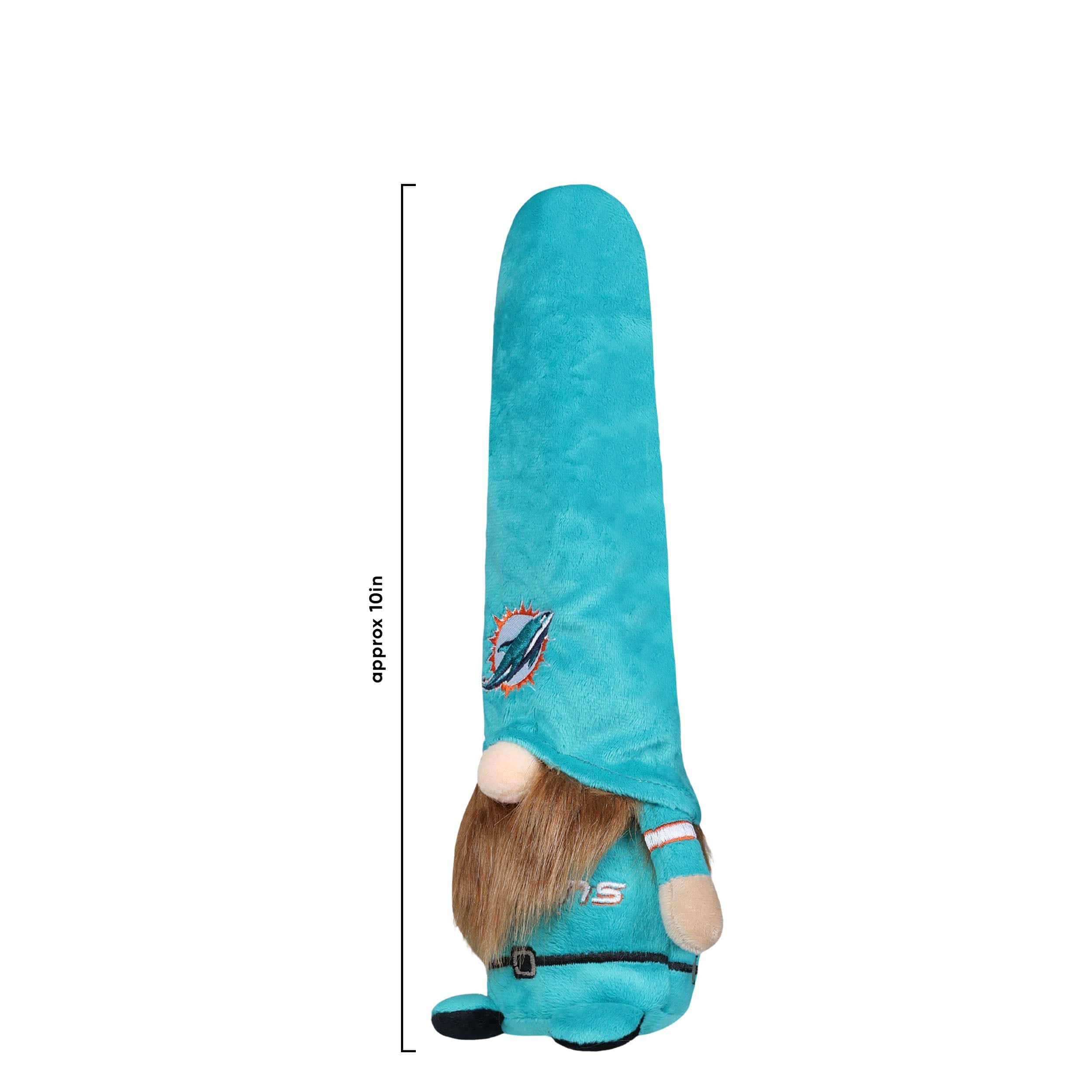 Miami Dolphins NFL Bearded Stocking Cap Plush Gnome - Image 2