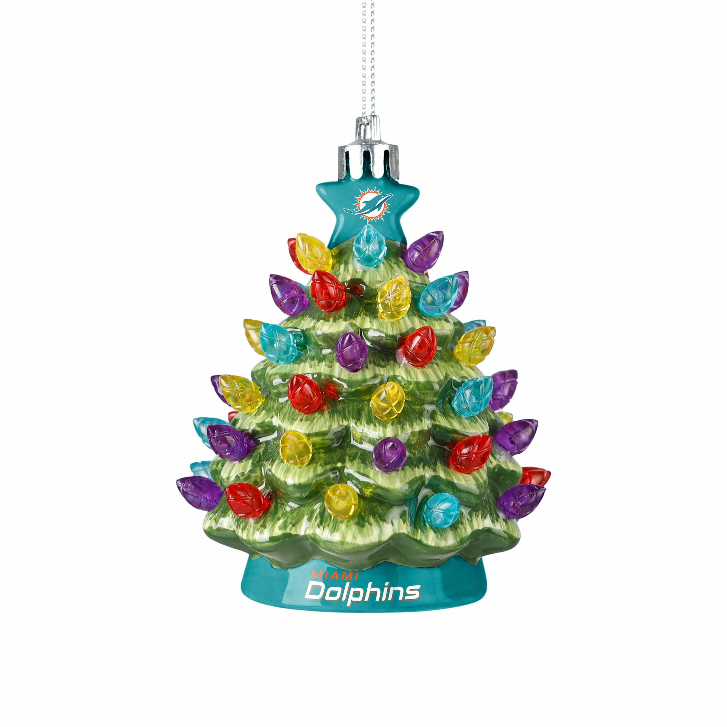 Miami Dolphins NFL Ceramic Tree Ornament