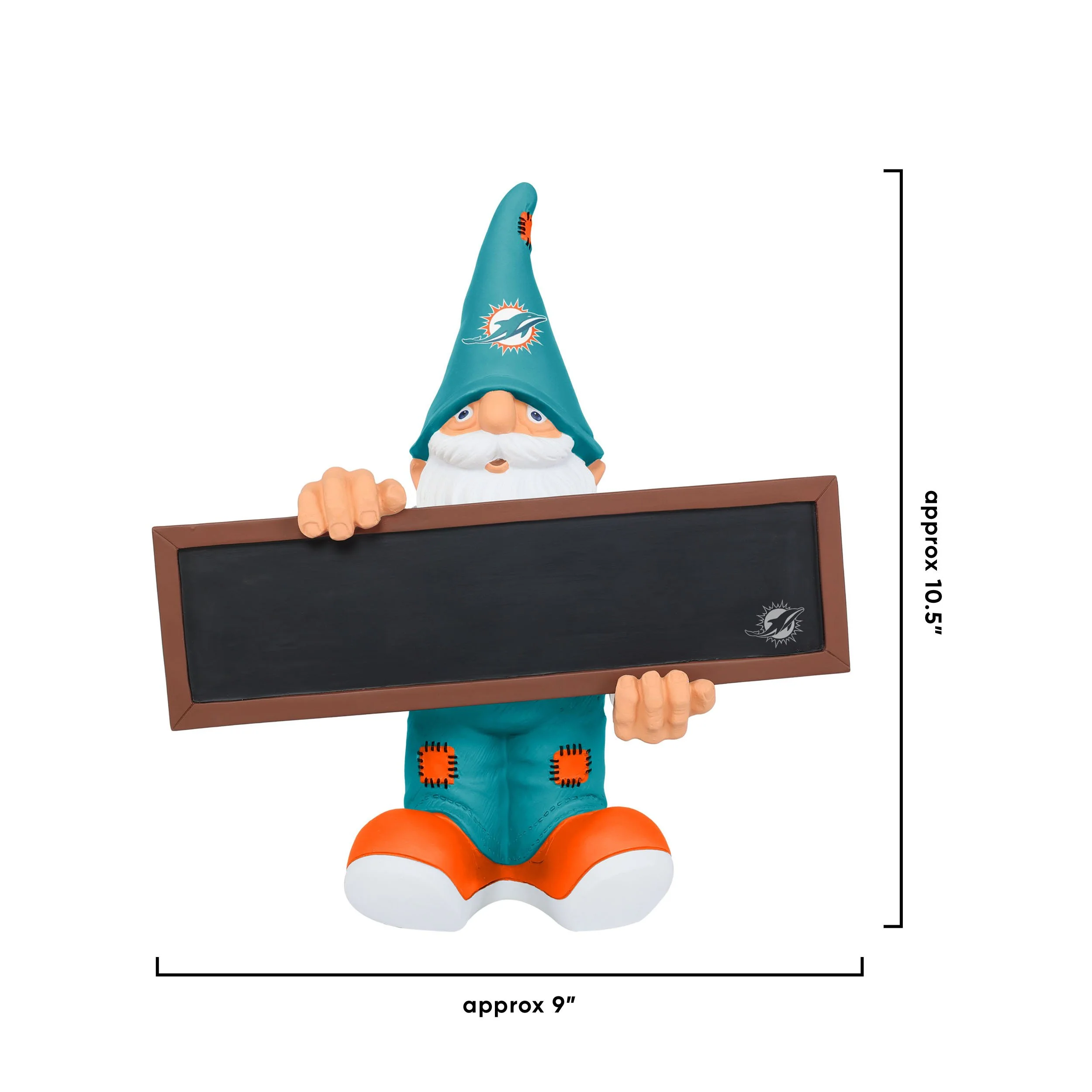 Miami Dolphins NFL Chalkboard Sign Gnome - Image 4