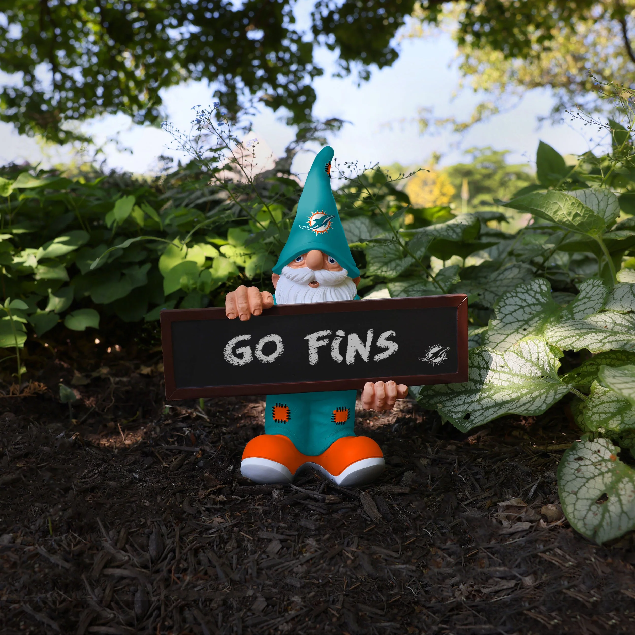 Miami Dolphins NFL Chalkboard Sign Gnome - Image 5