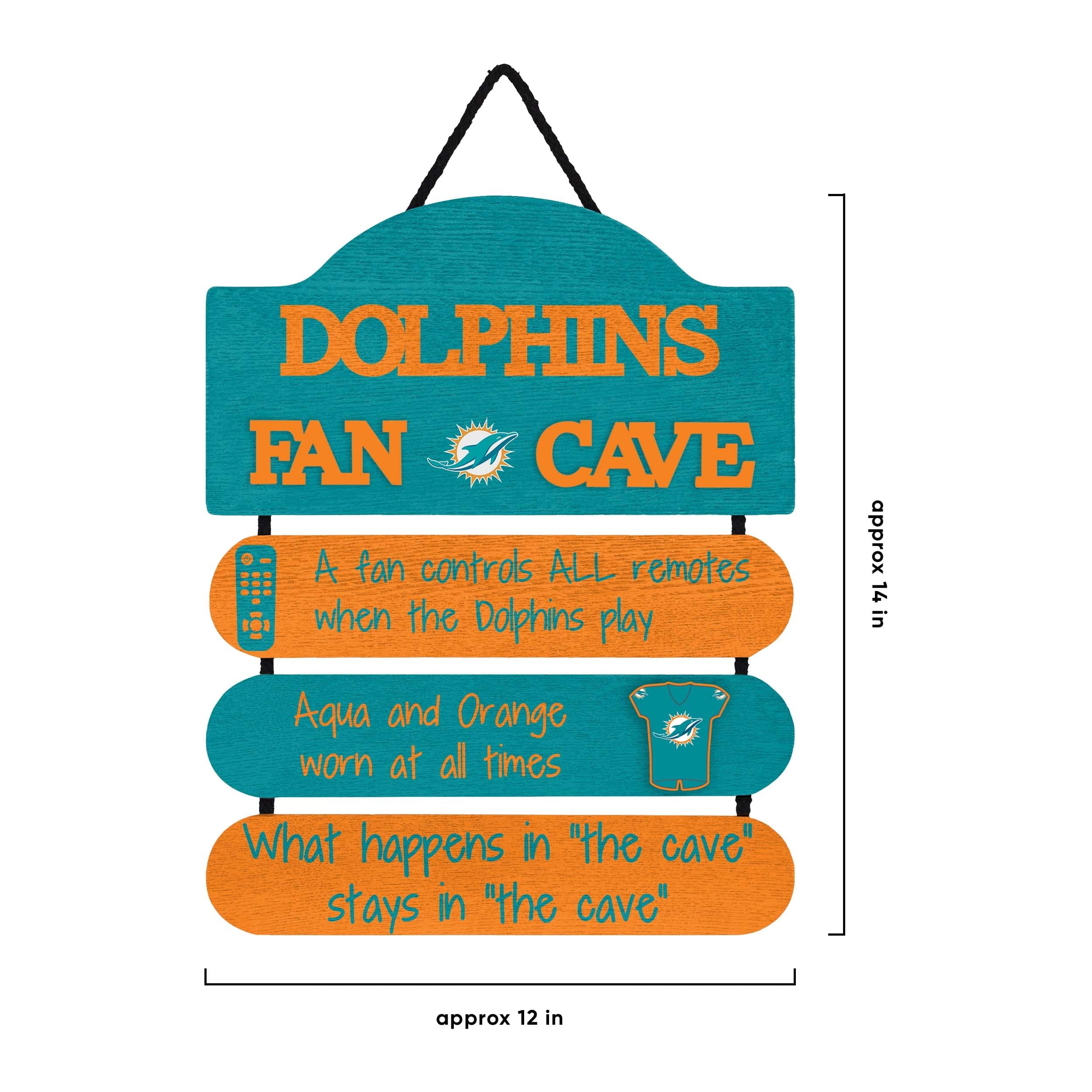 Miami Dolphins NFL Fancave Sign - Image 3