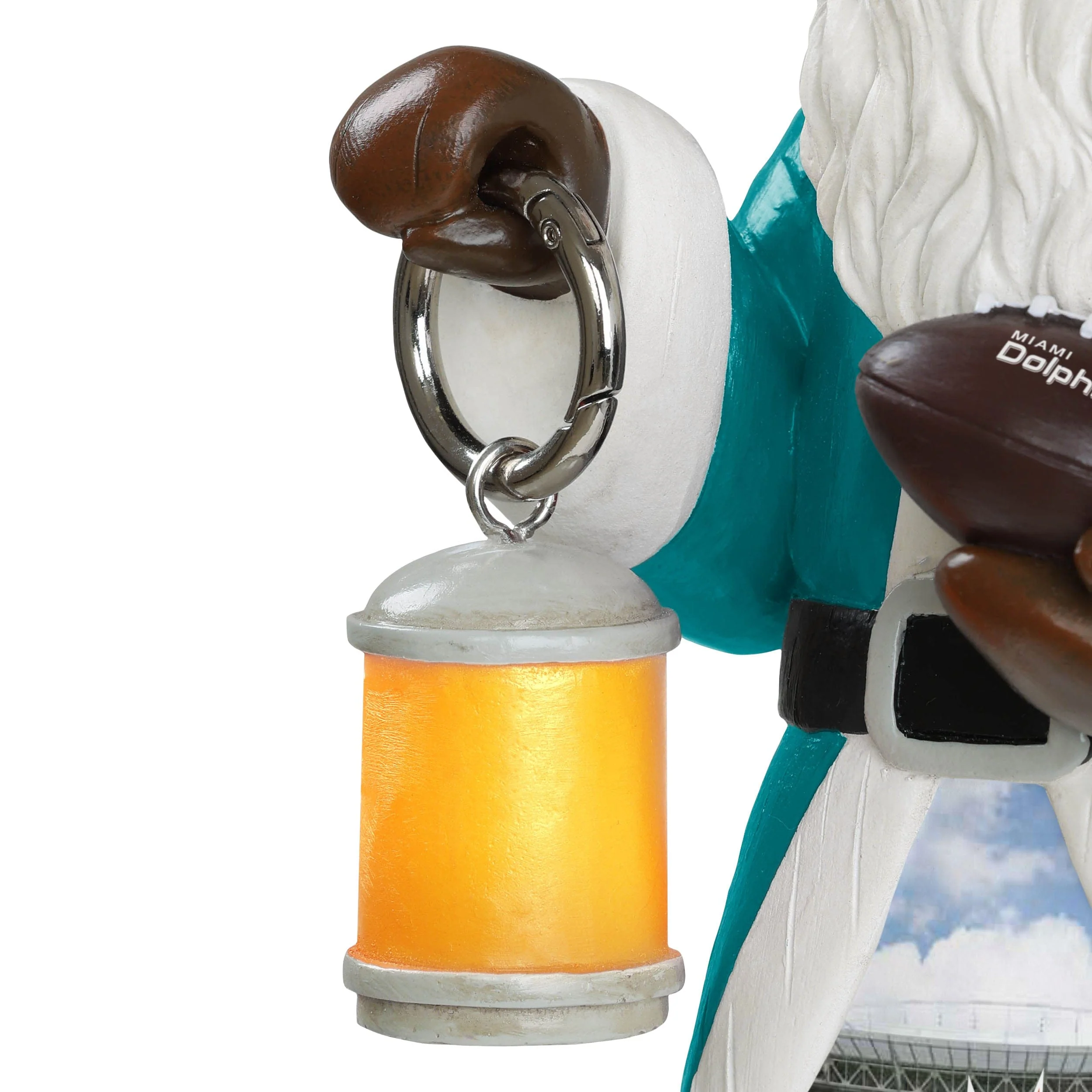 Miami Dolphins NFL Figure with Light Up Lantern - Image 3