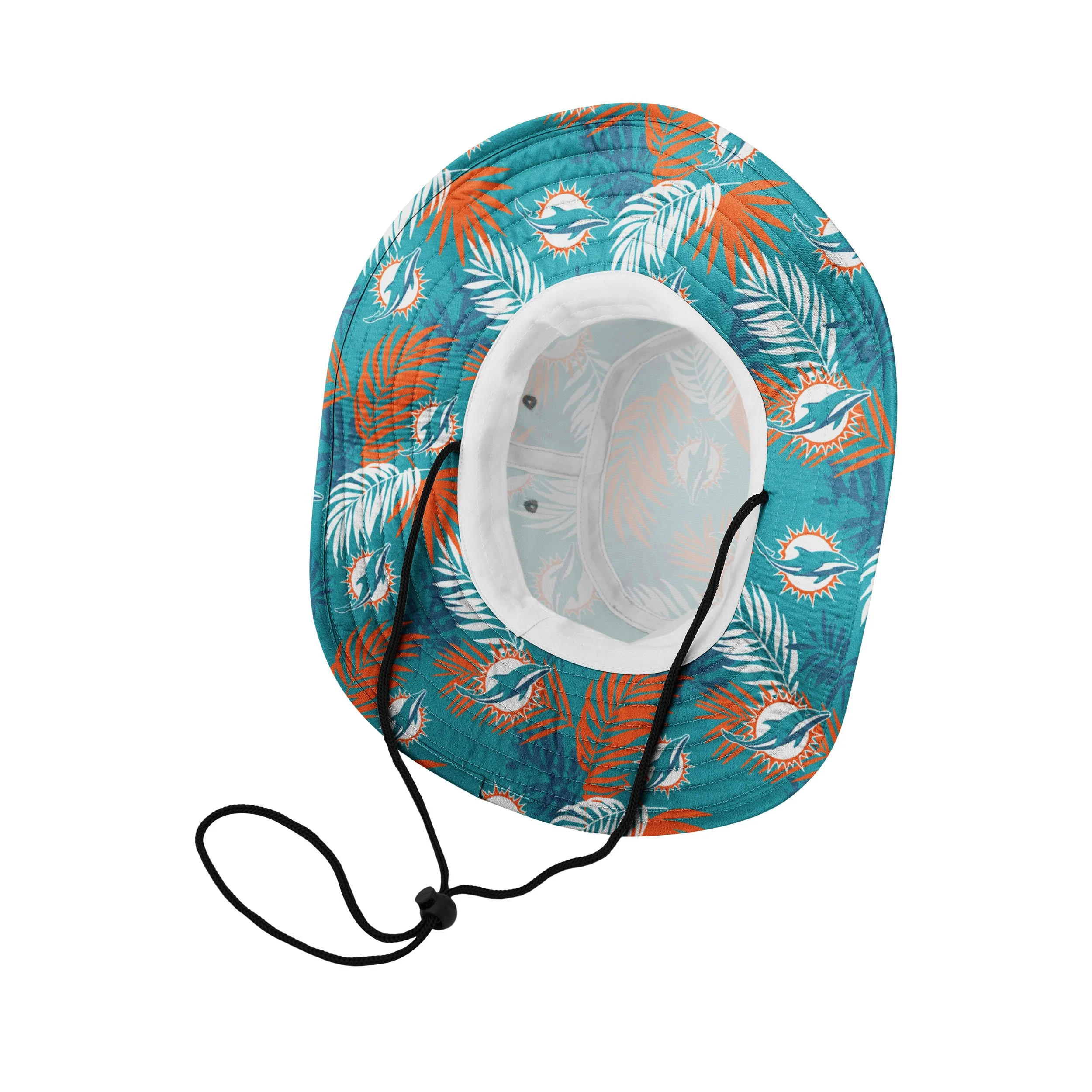 Miami Dolphins NFL Floral Boonie Hat - Image 3
