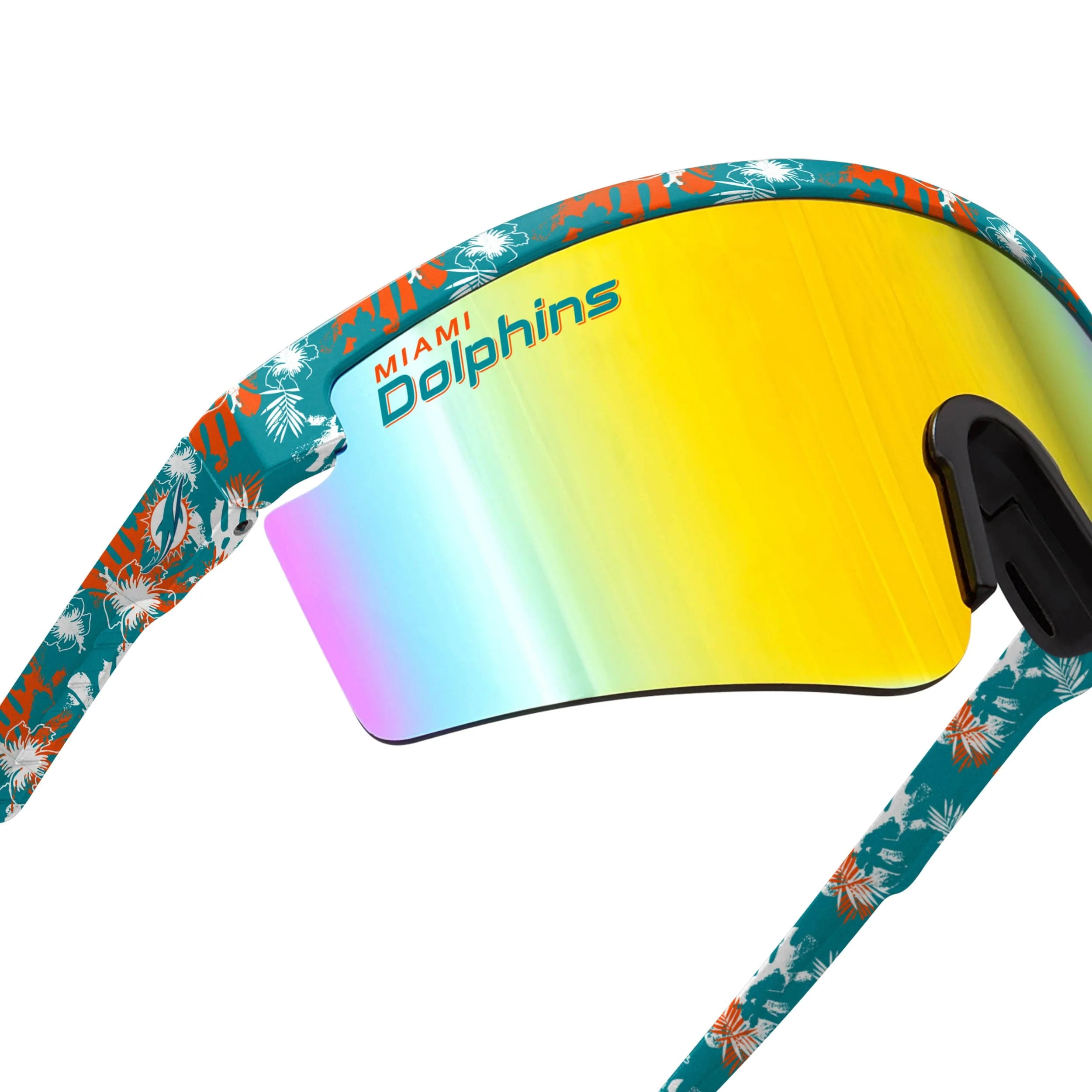 Miami Dolphins NFL Floral Large Frame Sunglasses - Image 4
