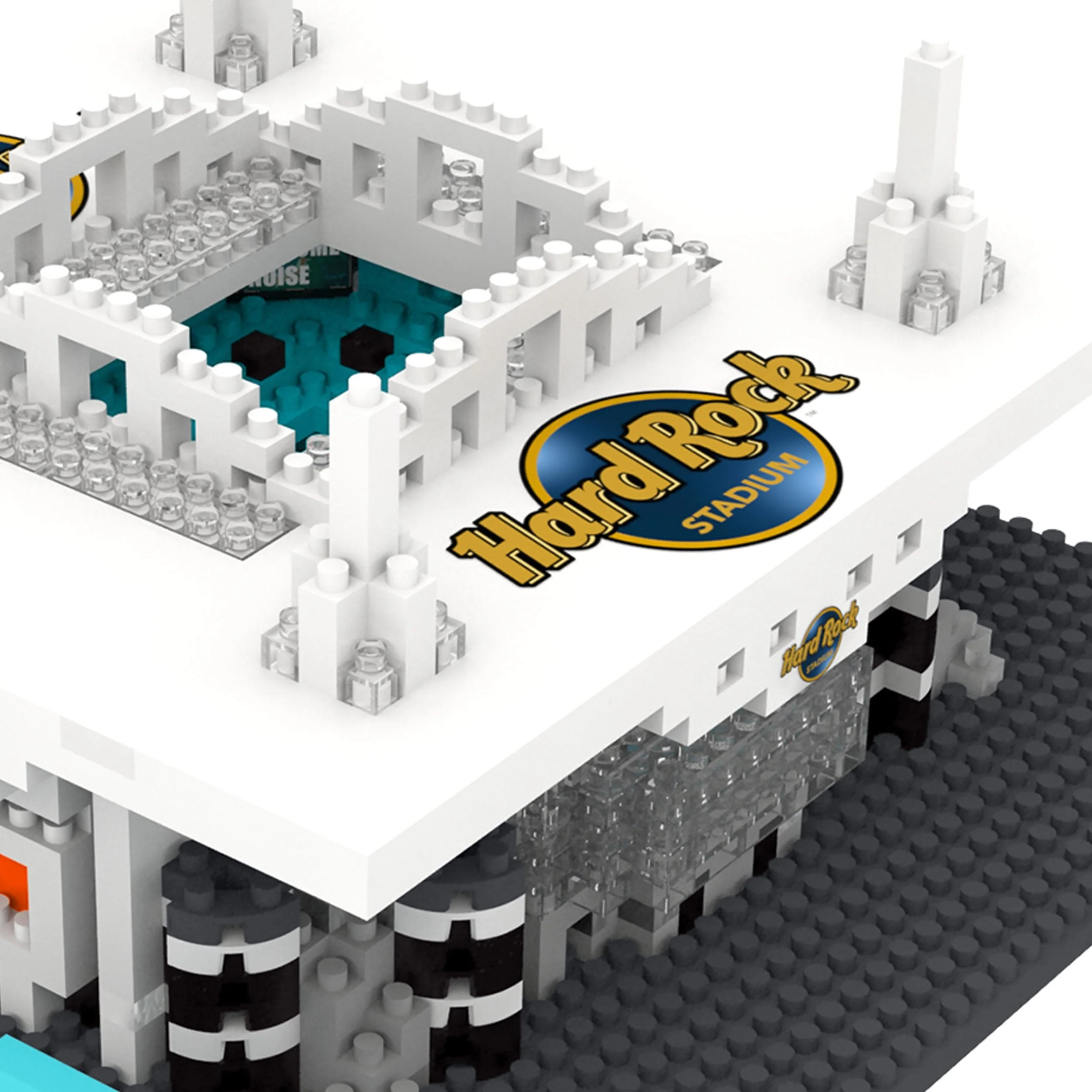 Miami Dolphins NFL Hard Rock Stadium Mini BRXLZ Stadium - Image 6