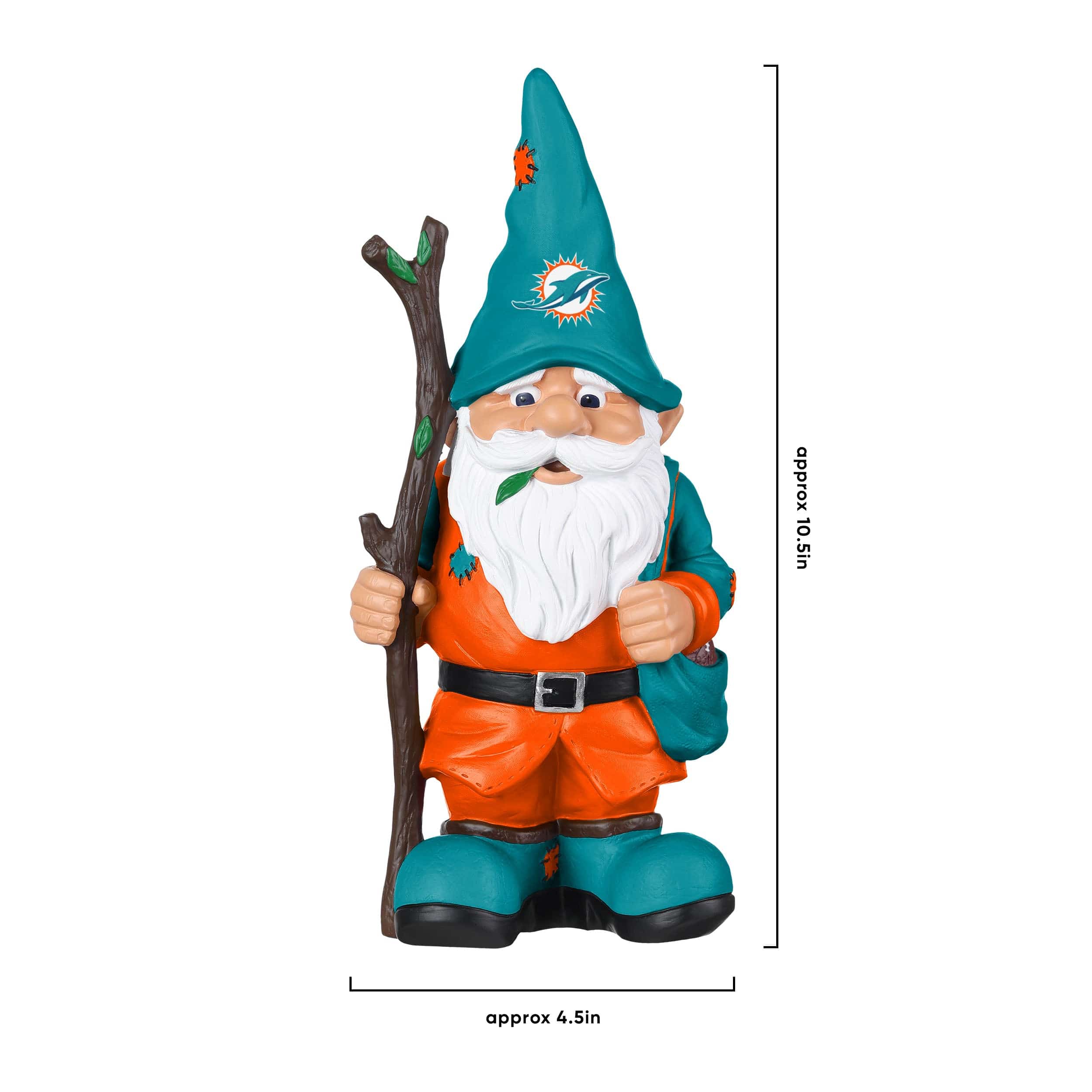 Miami Dolphins NFL Holding Stick Gnome - Image 4