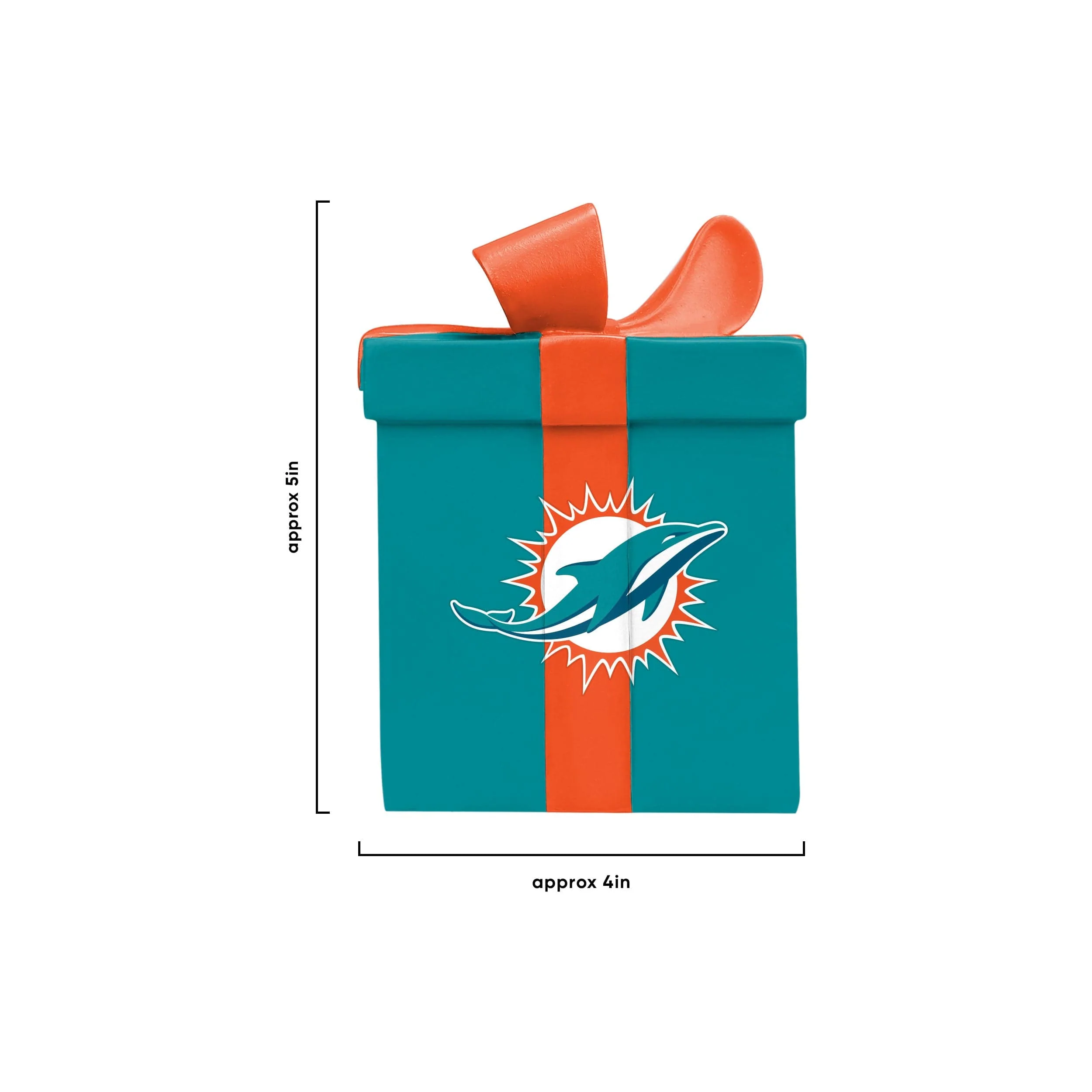 Miami Dolphins NFL Holiday 5 Pack Coaster Set - Image 4