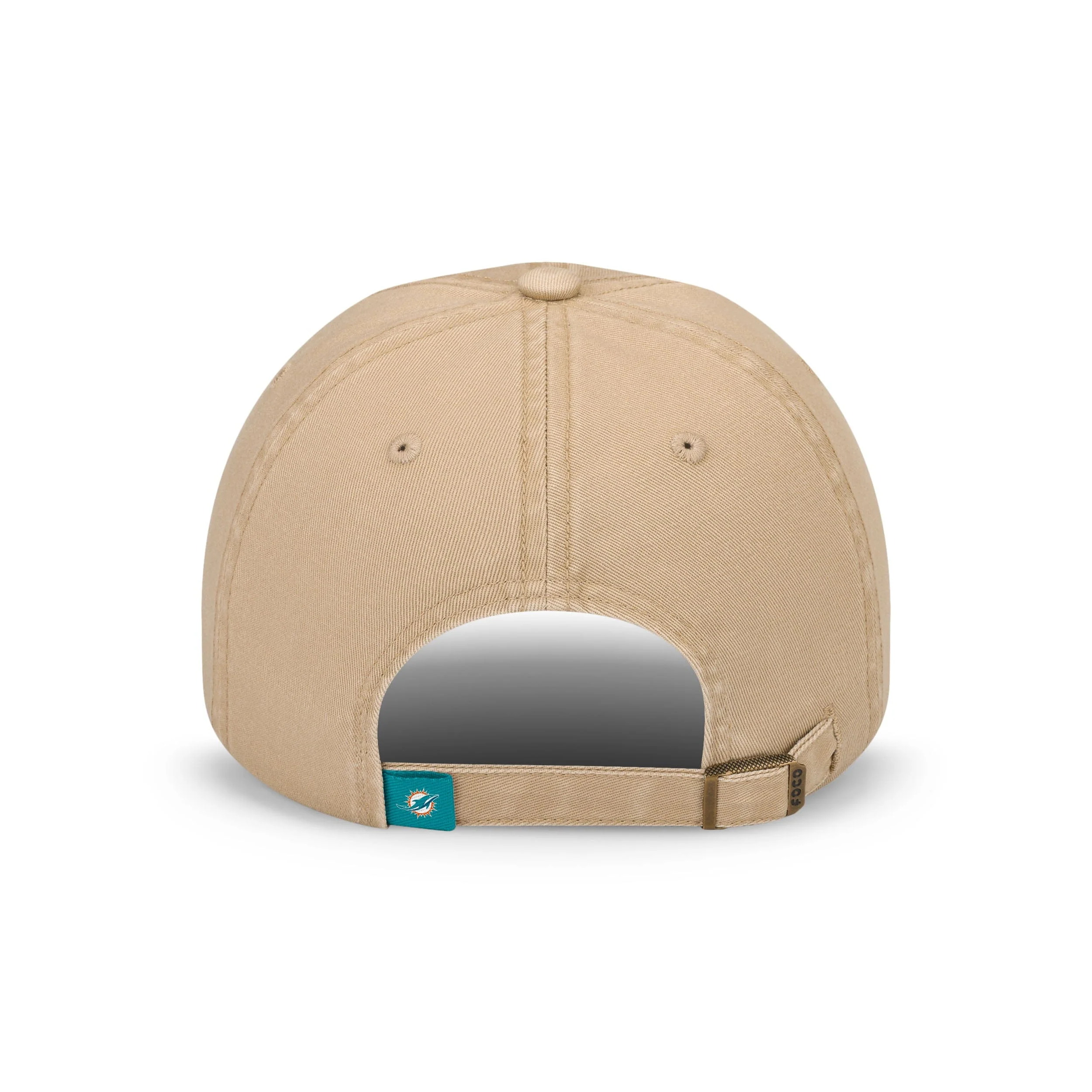 Miami Dolphins NFL Khaki Primary Logo Casual Cap - Image 3