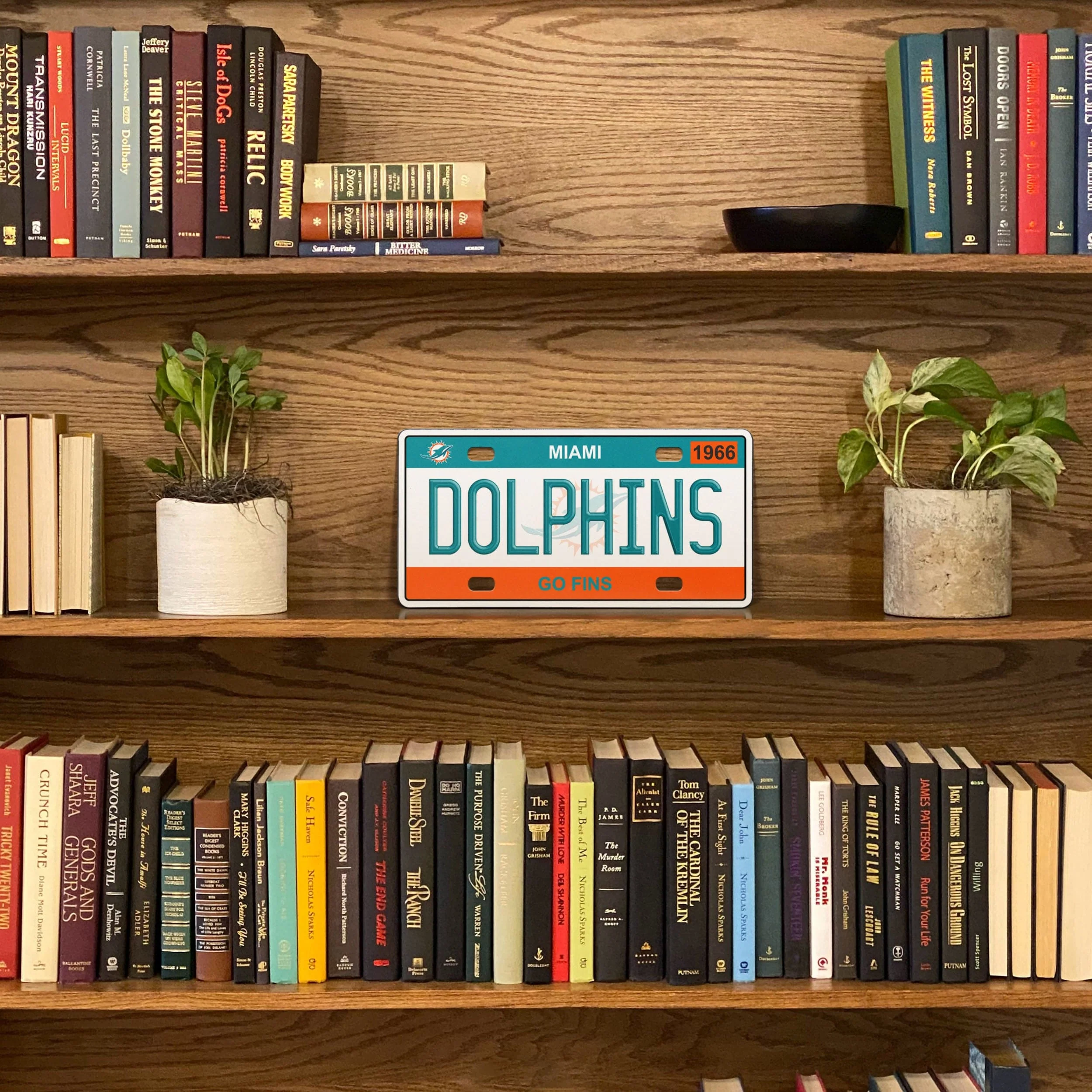 Miami Dolphins NFL License Plate Wall Sign - Image 3
