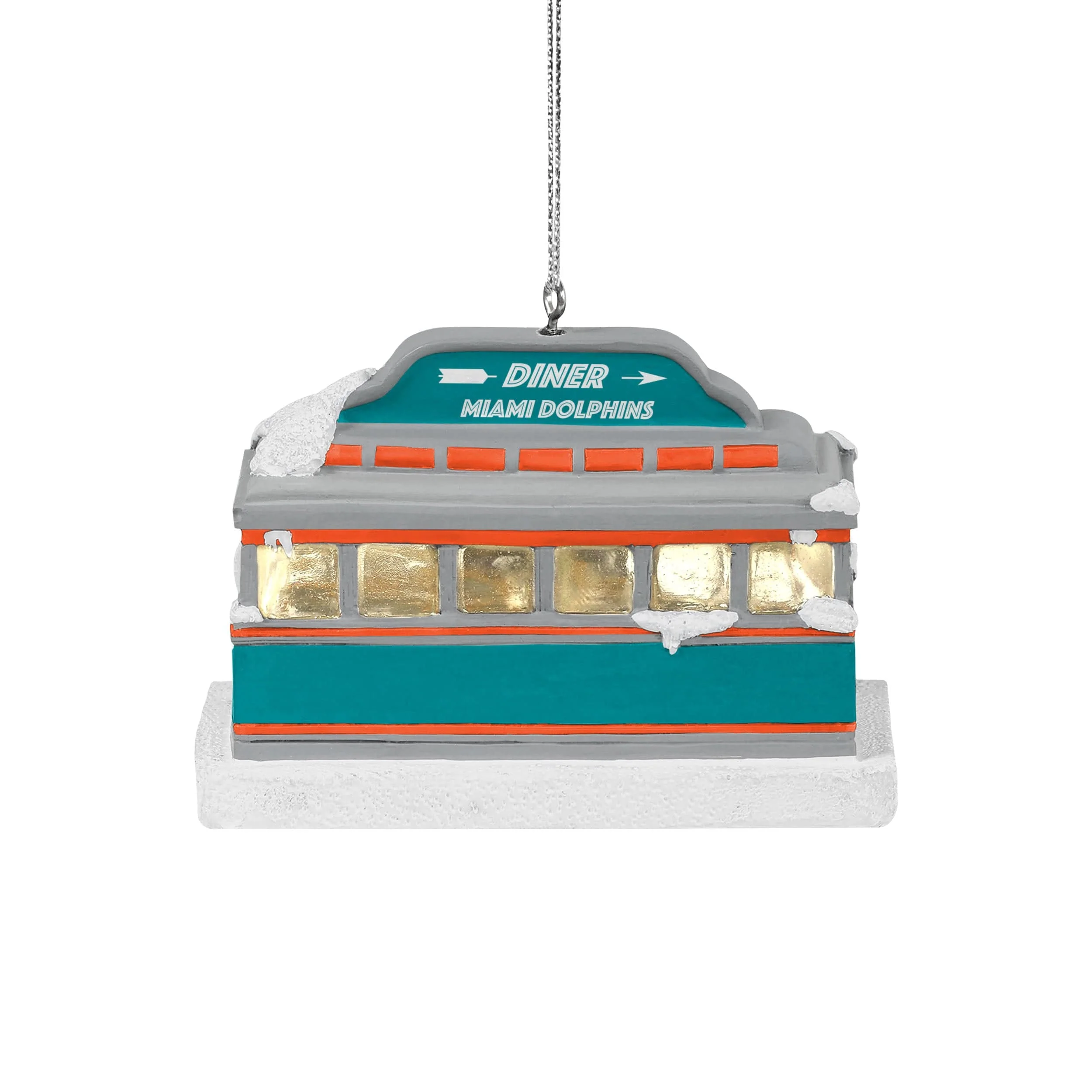 Miami Dolphins NFL Light Up Diner Ornament - Image 4