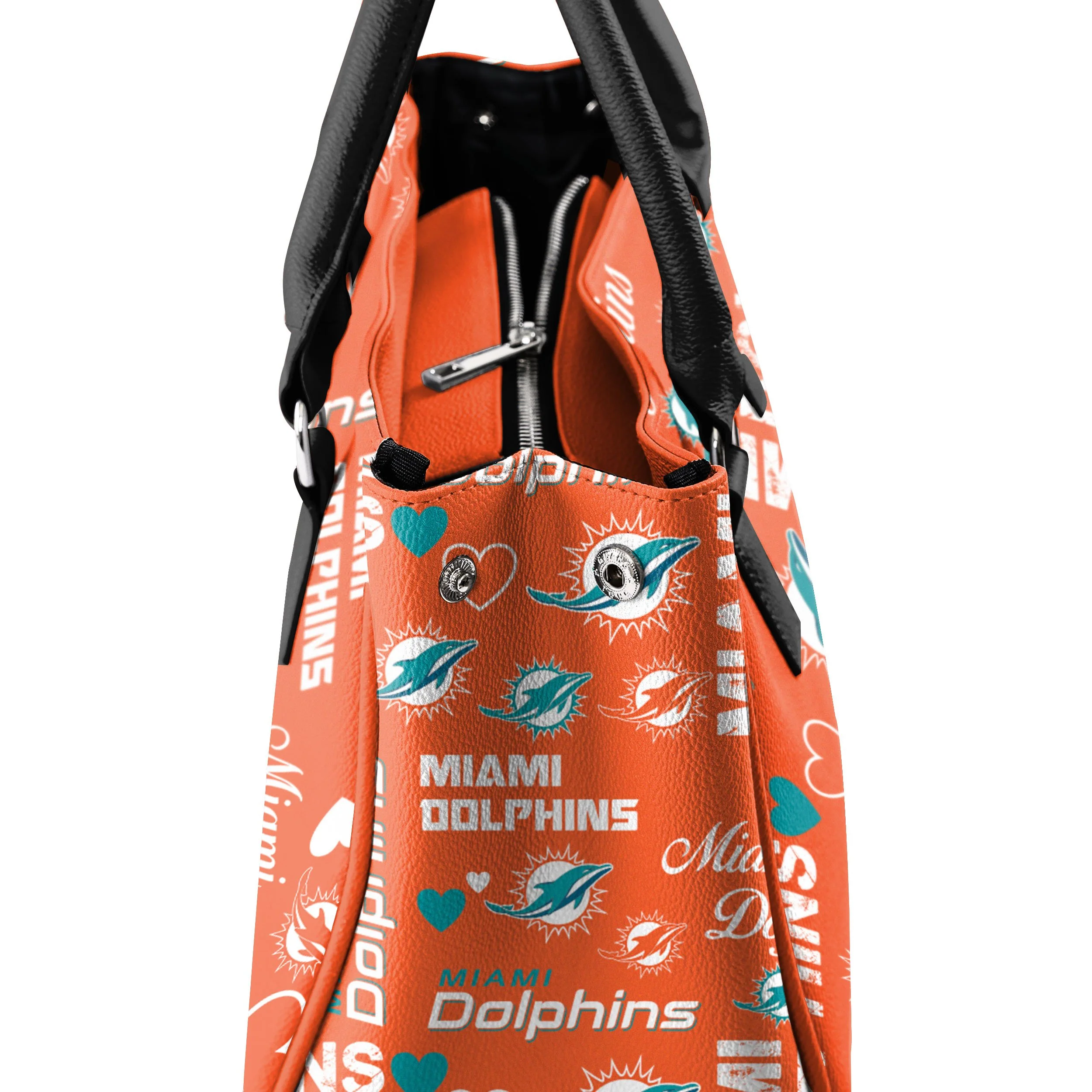Miami Dolphins NFL Logo Love Purse - Image 4