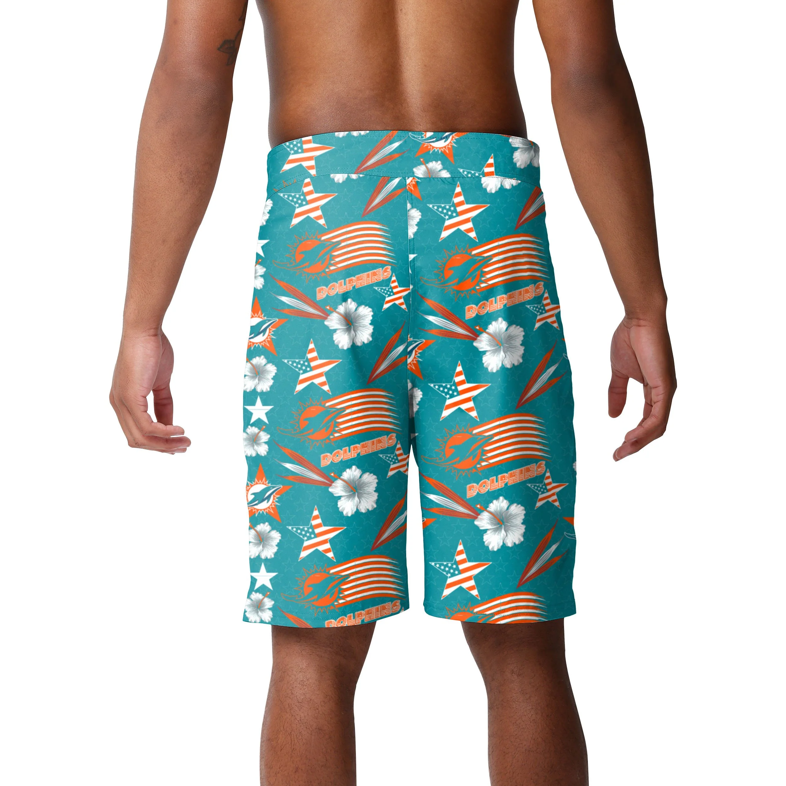 Miami Dolphins NFL Mens Americana Boardshorts - Image 3