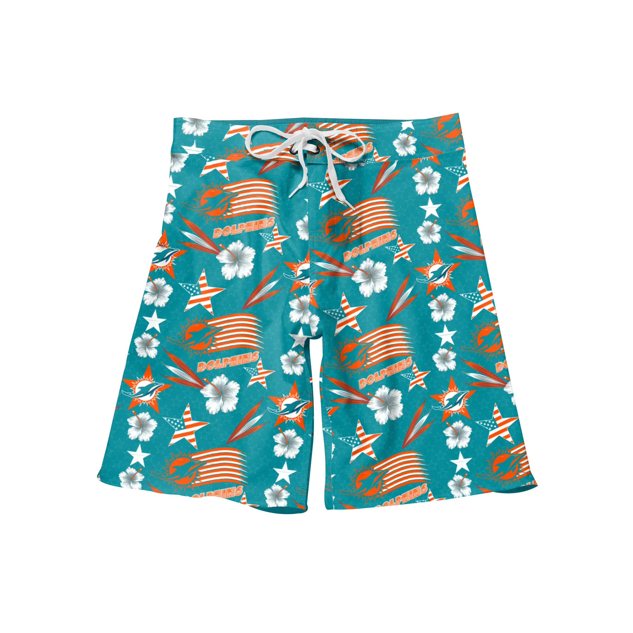 Miami Dolphins NFL Mens Americana Boardshorts - Image 4