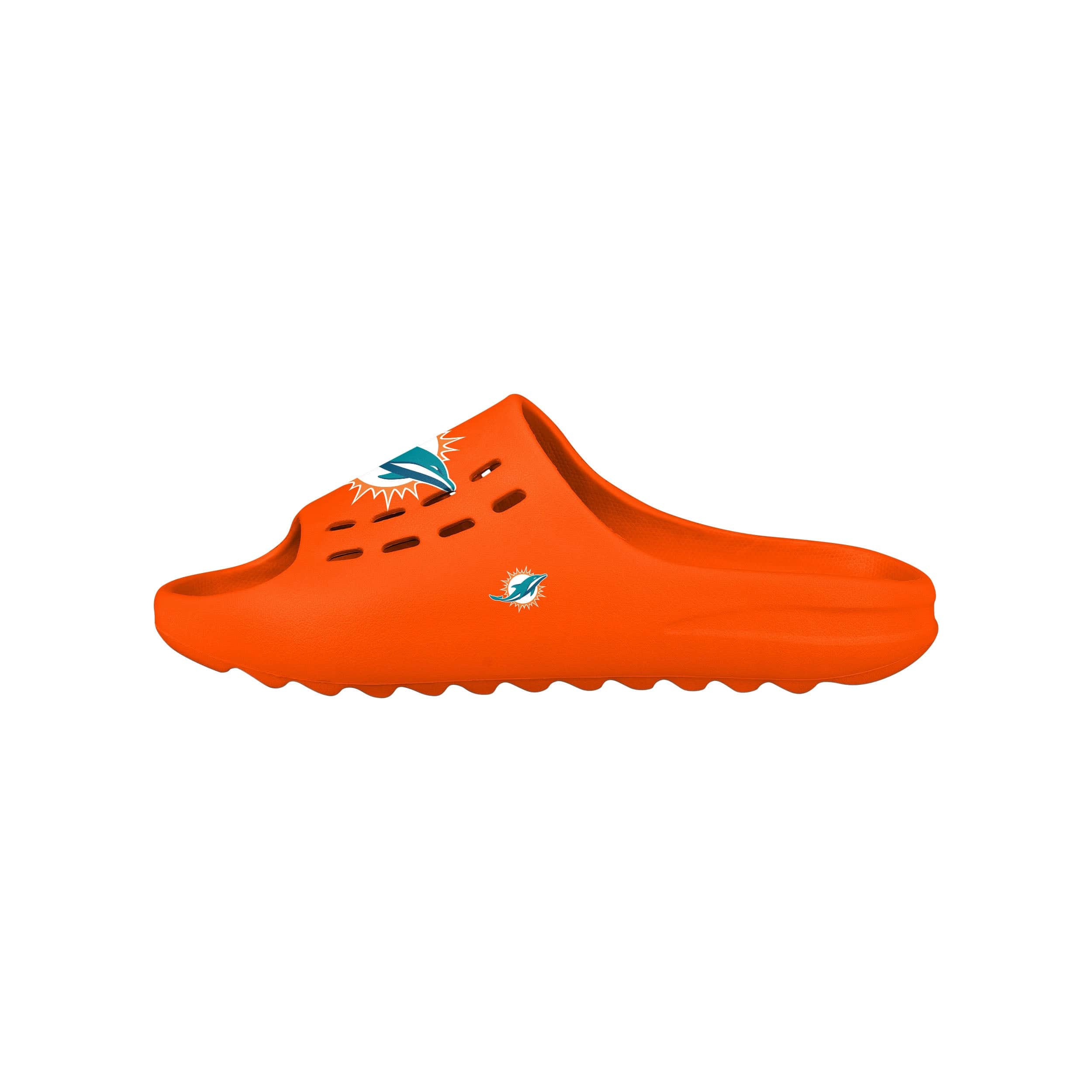 Miami Dolphins NFL Mens Big Logo Chunky Slide