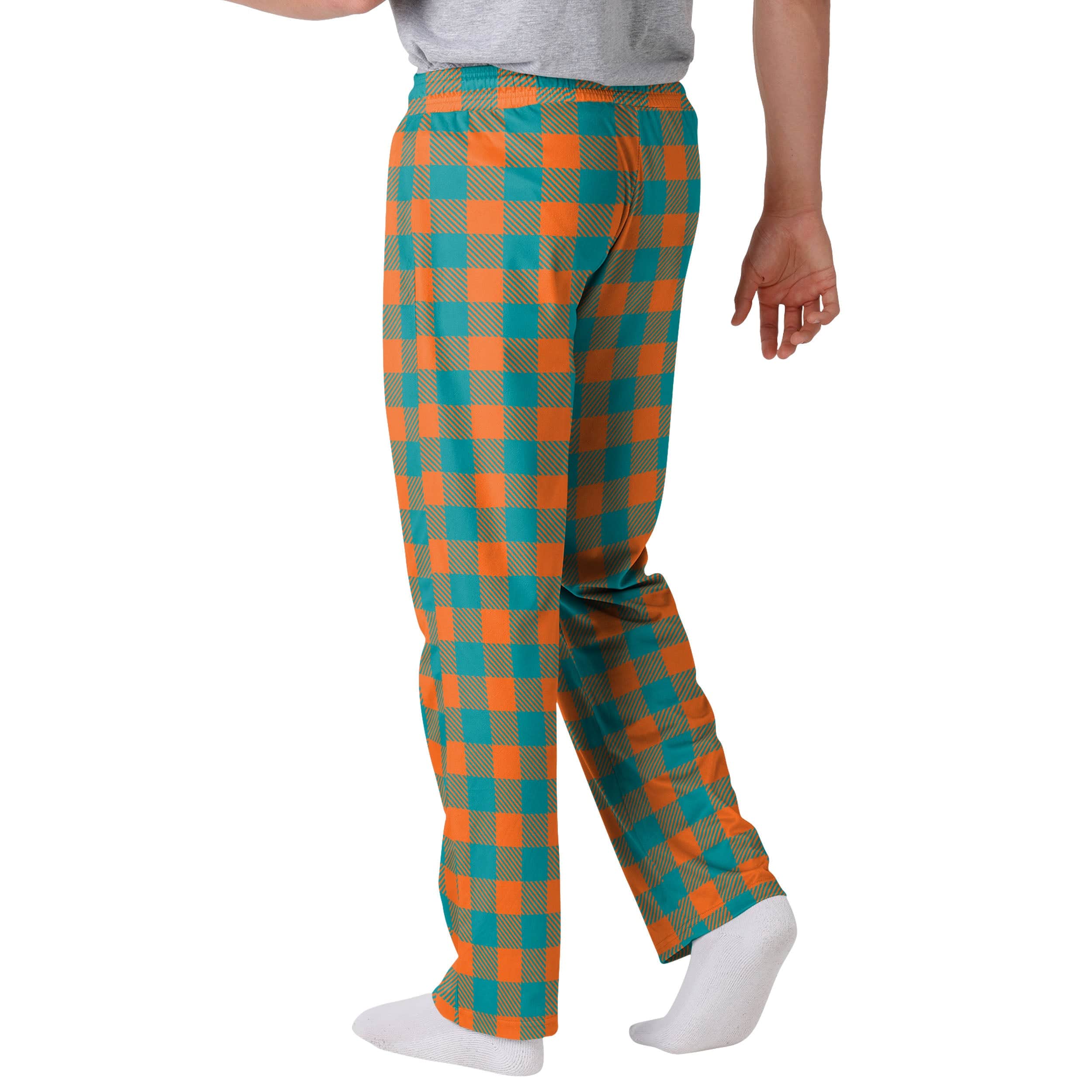 Miami Dolphins NFL Mens Buffalo Check Lounge Pants - Image 3