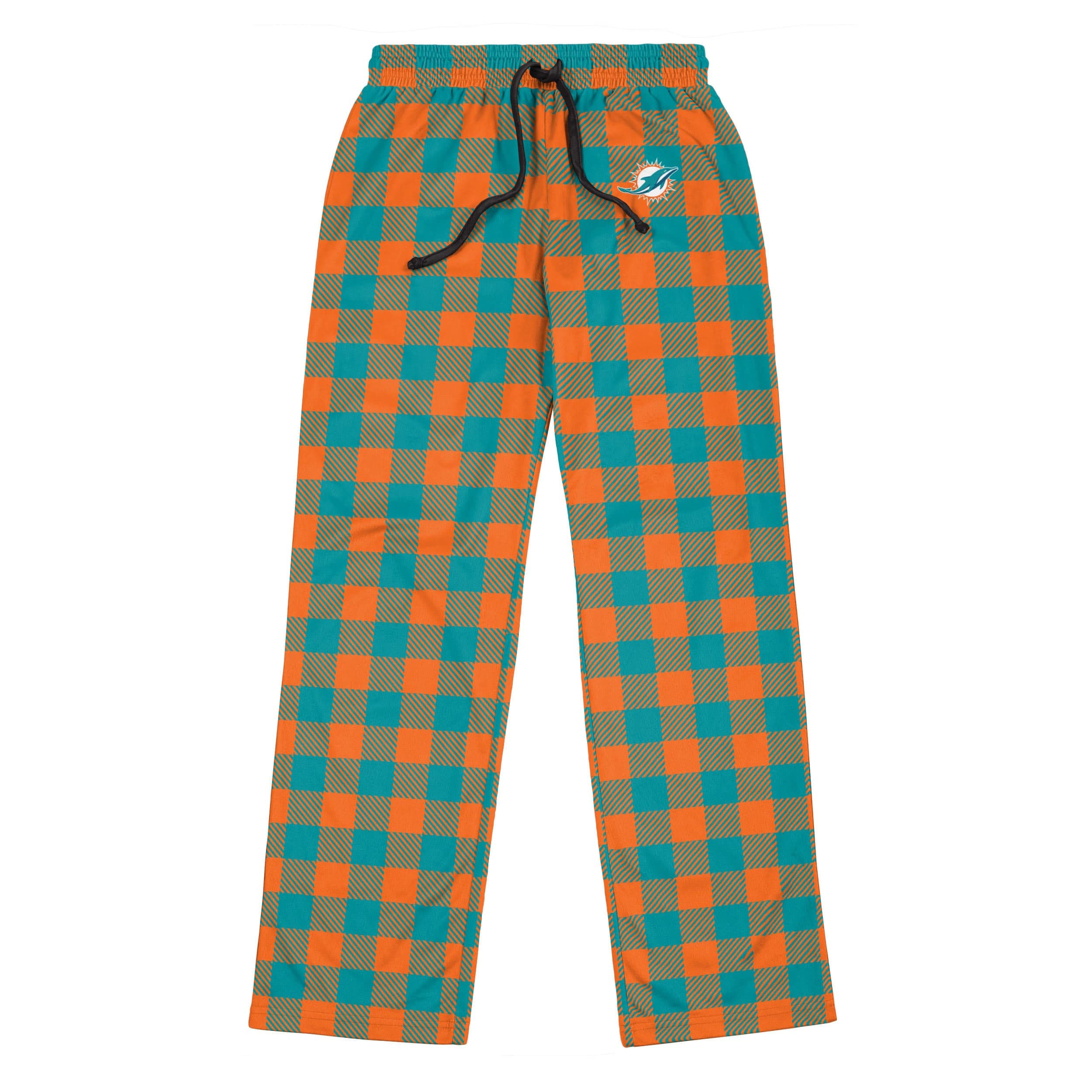 Miami Dolphins NFL Mens Buffalo Check Lounge Pants - Image 4