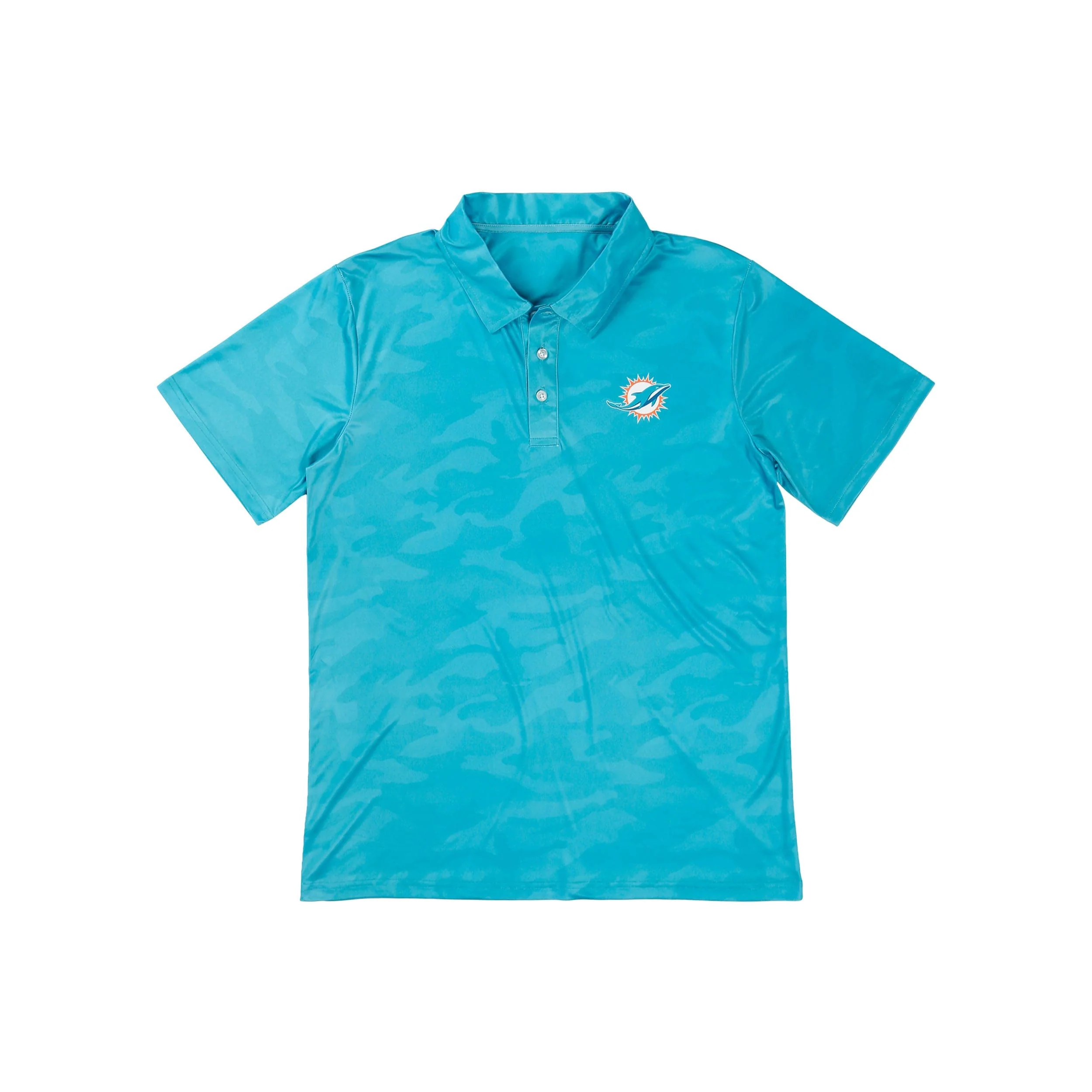 Miami Dolphins NFL Mens Color Camo Polyester Polo - Image 5