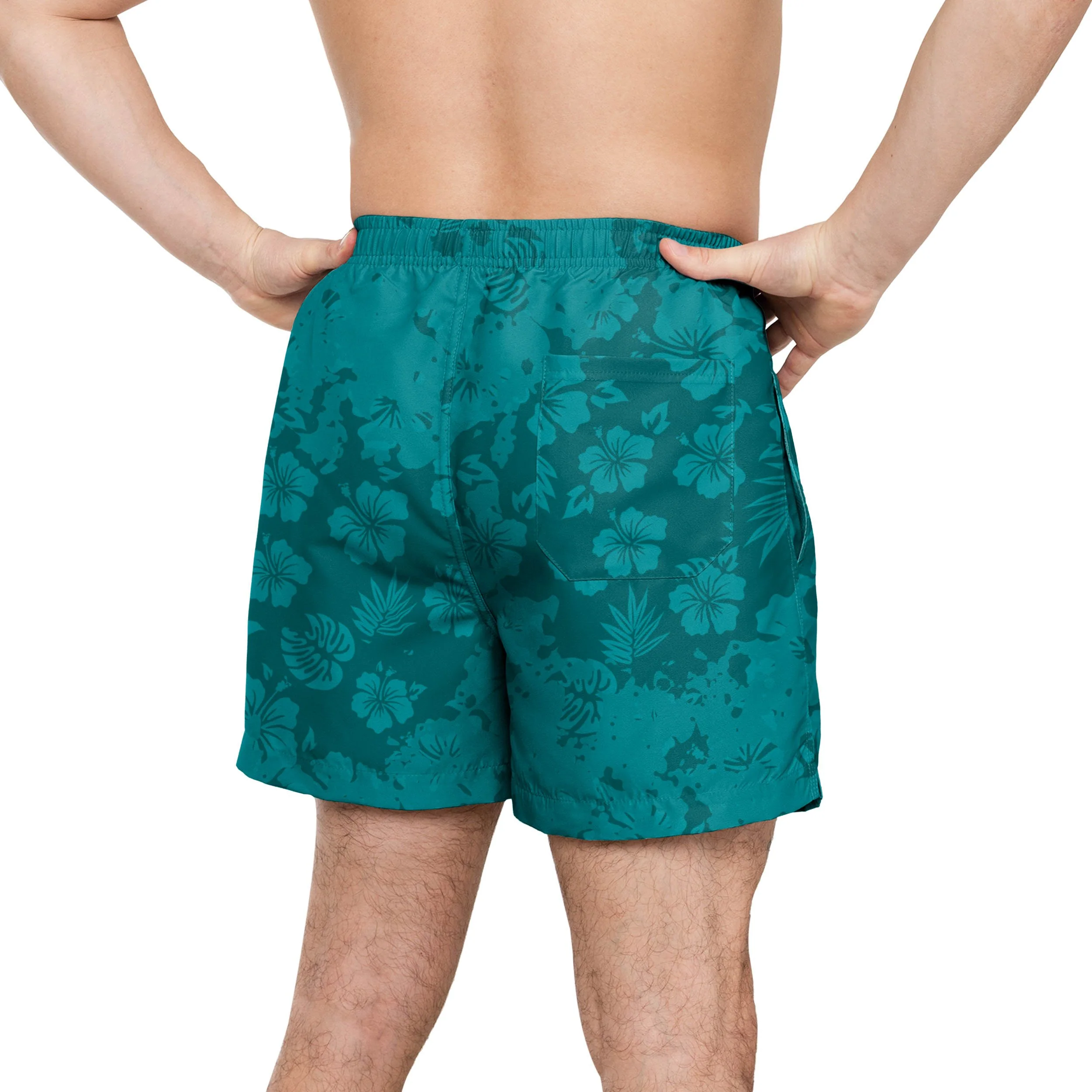 Miami Dolphins NFL Mens Color Change-Up Swimming Trunks - Image 2