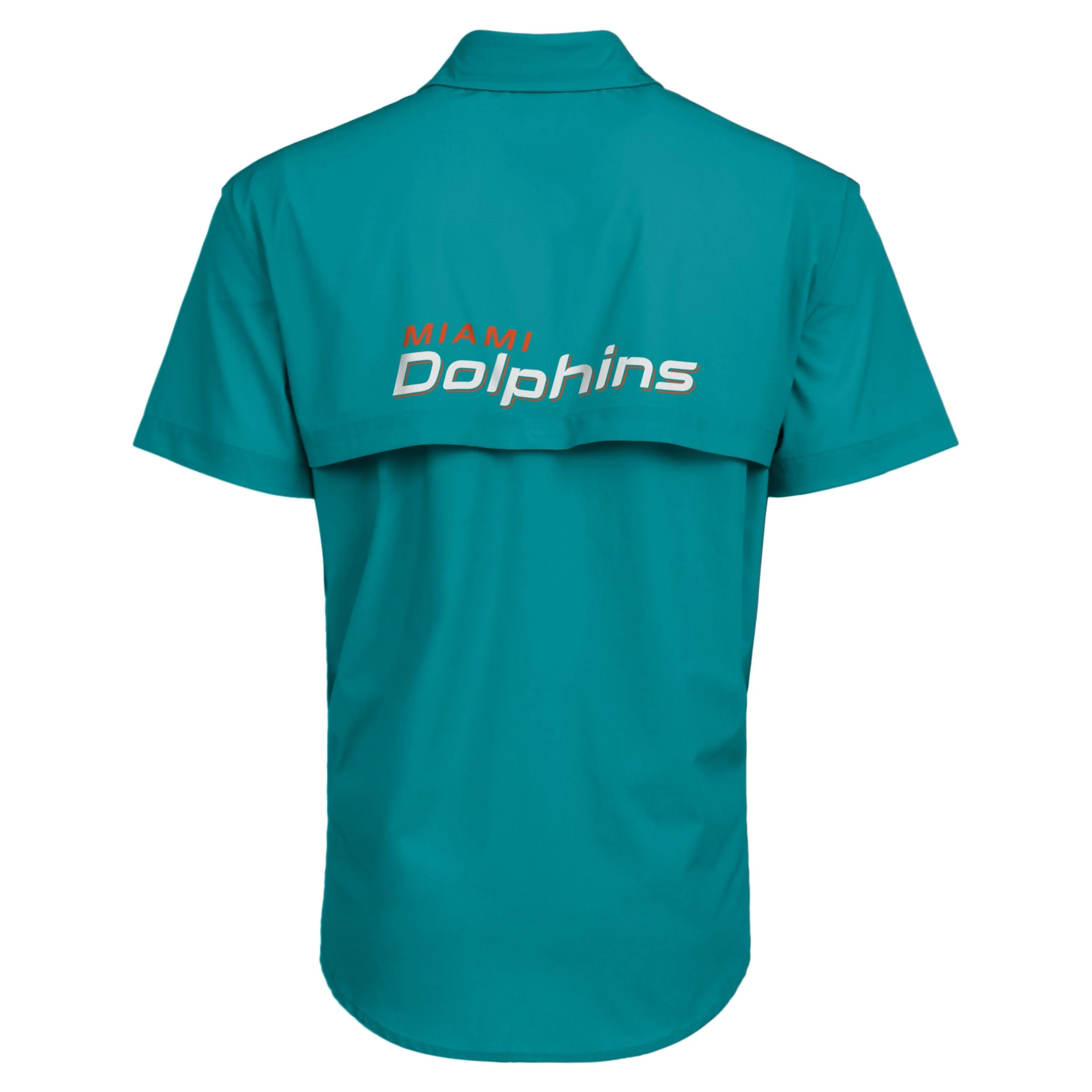 Miami Dolphins NFL Mens Gone Fishing Shirt - Image 2